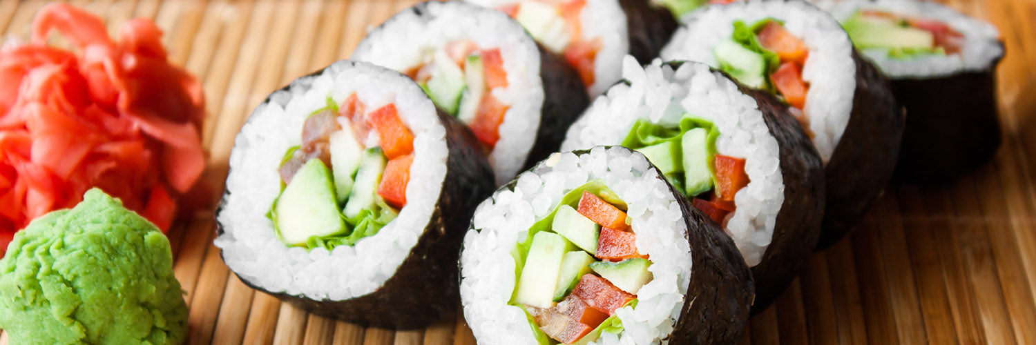 vegetarian sushi roll