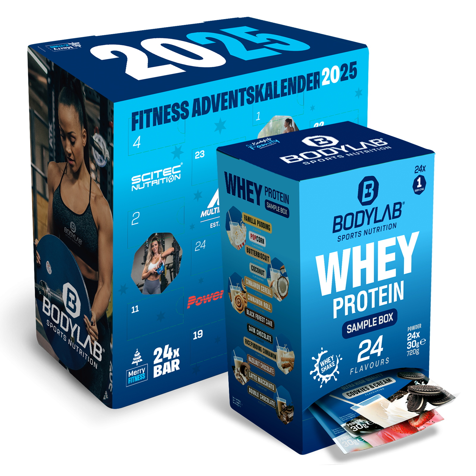 Unser BODYLAB Adventskalender im gemischten Doppelpack