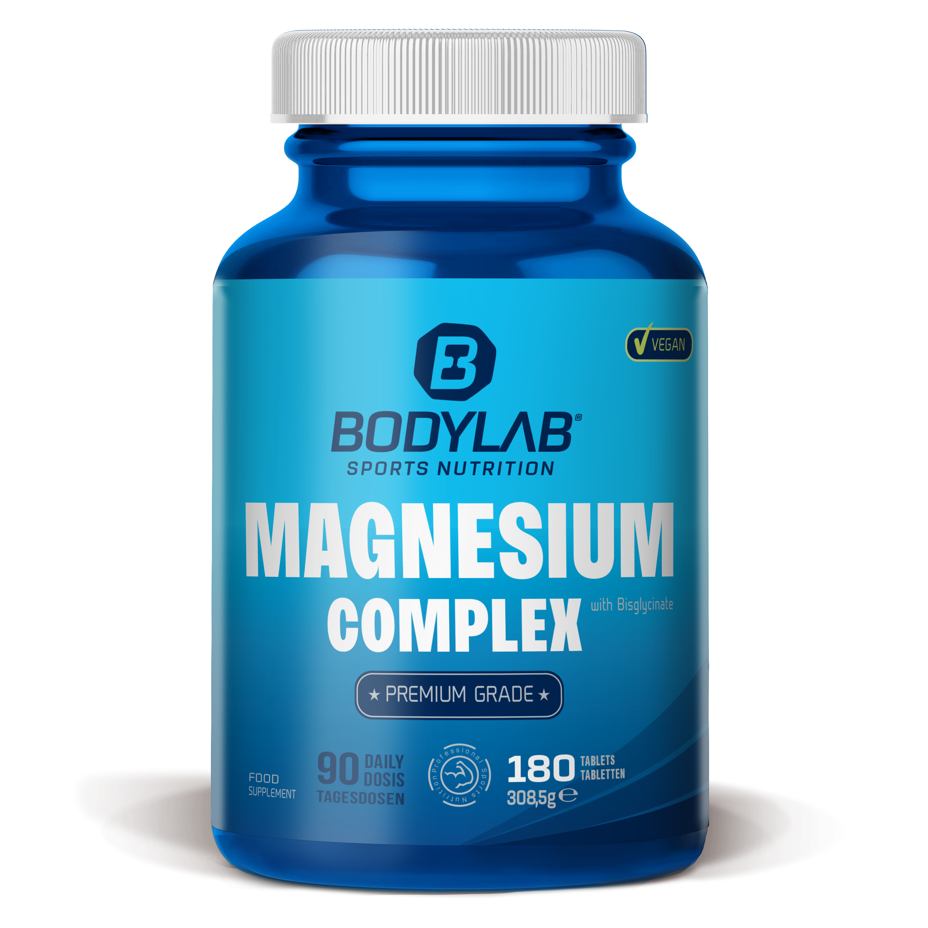 100% Magnesium Bisglyconat (180 Tabletten)