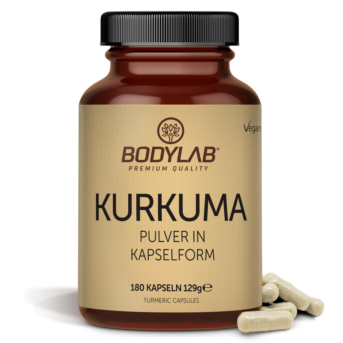 Kurkuma Pulver in Kapselform (180 Kapseln)
