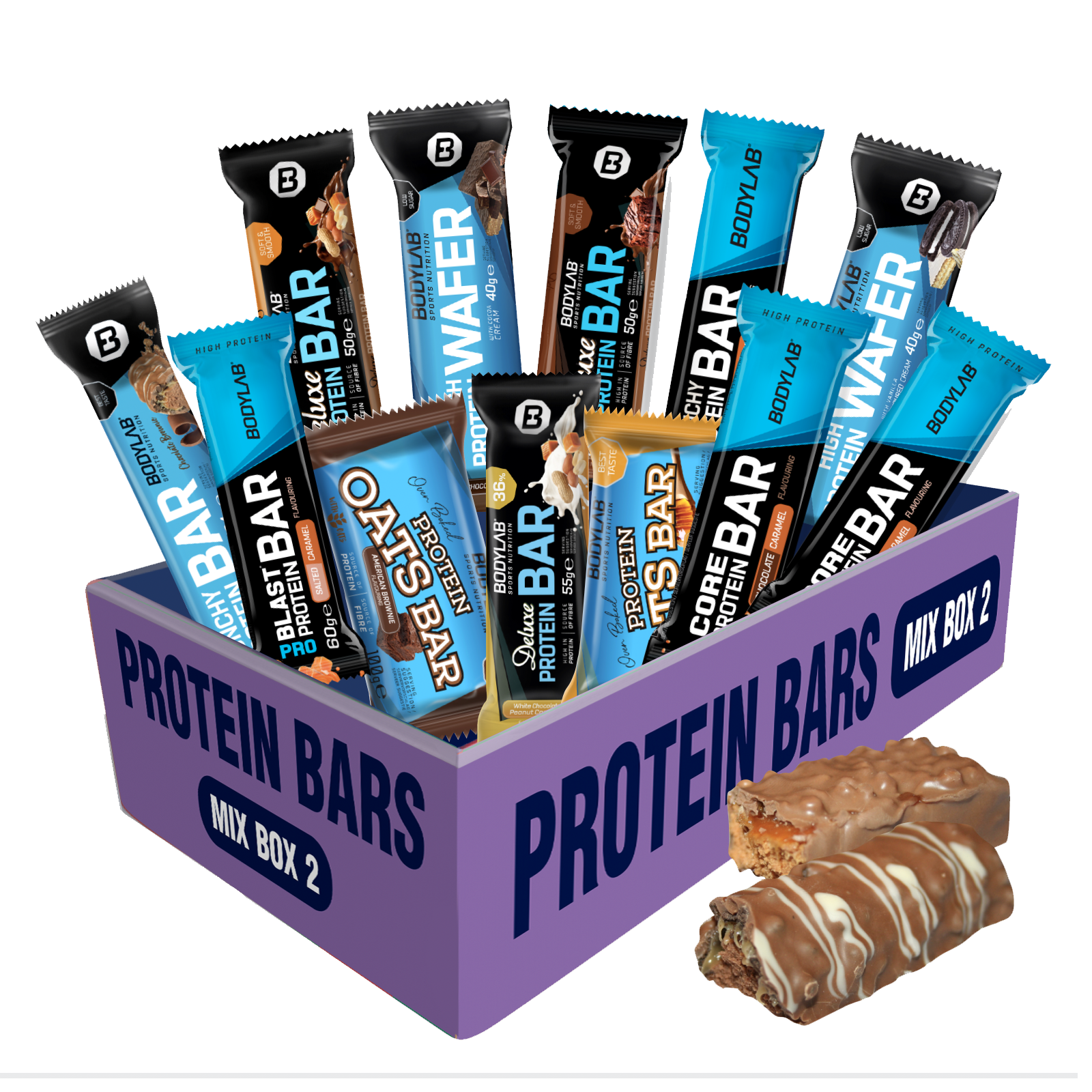 Protein Bar MIX BOX 2 (12x40g-100g)