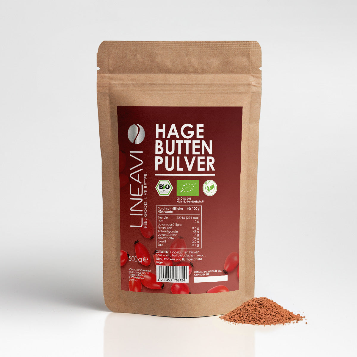 Bio Hagebuttenpulver (500g)
