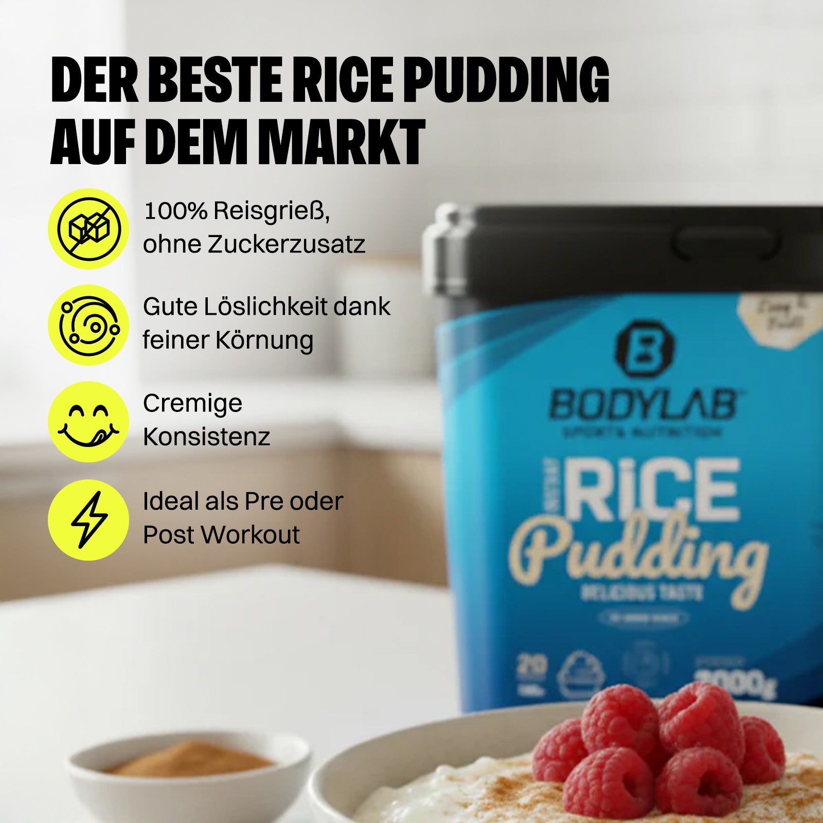 3 x Instant Rice Pudding (je 2000g)
