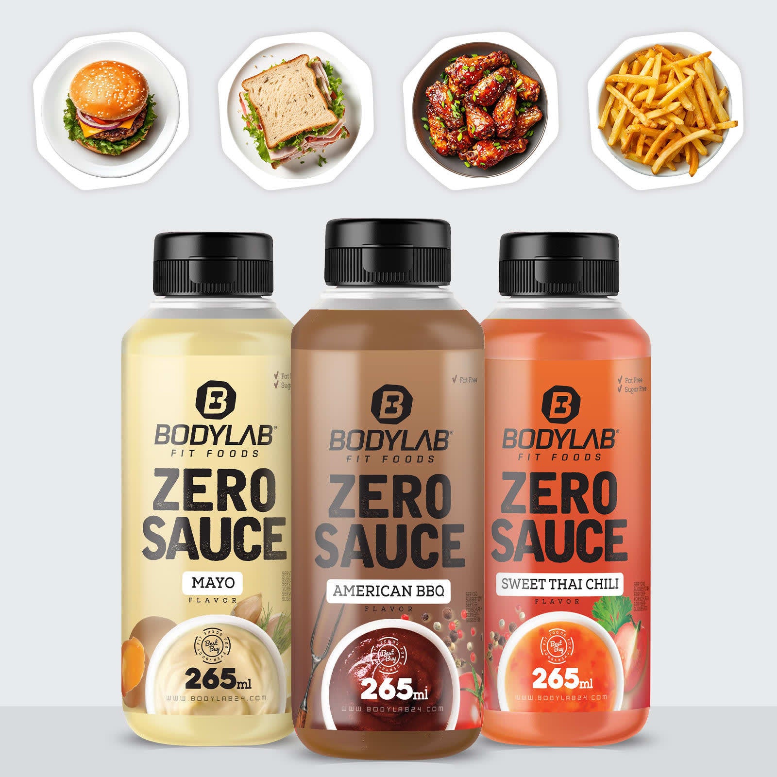 6 x Bodylab Zero Saucen (je 265ml)