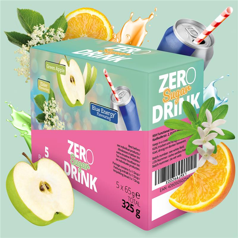 Zero Sugar Sirup - 5er Box (5x65ml)