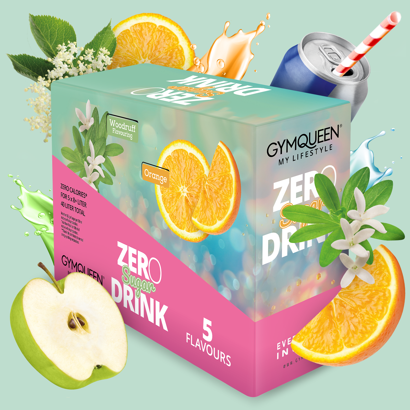Zero Sugar Sirup - 5er Box (5x65ml)