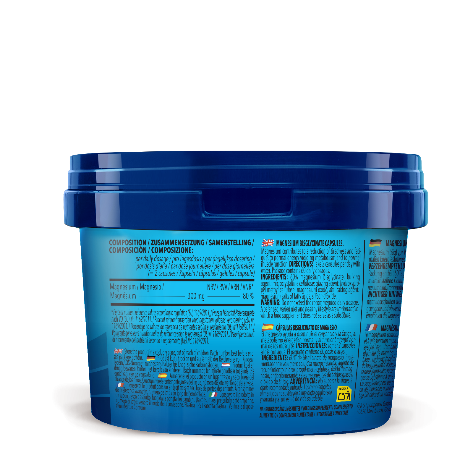 Magnesium Bisglycinate (120 Kapseln)