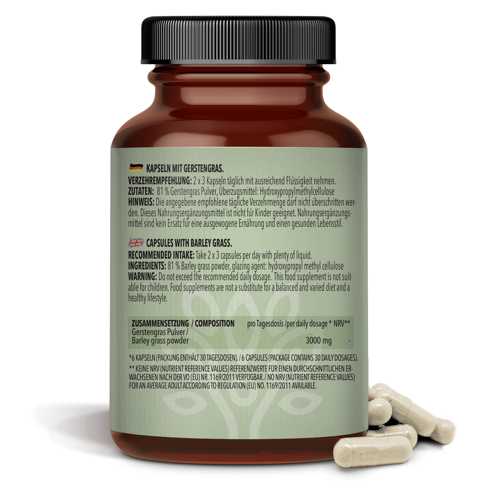 2 x Gerstengras in Kapselform (2 x 180 Kapseln)