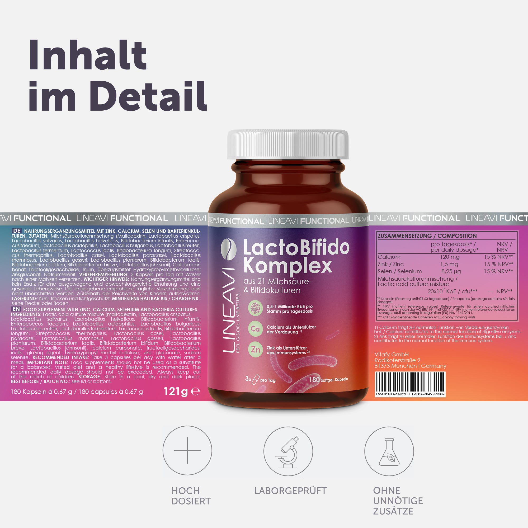 LactoBifido Komplex (180 Kapseln)