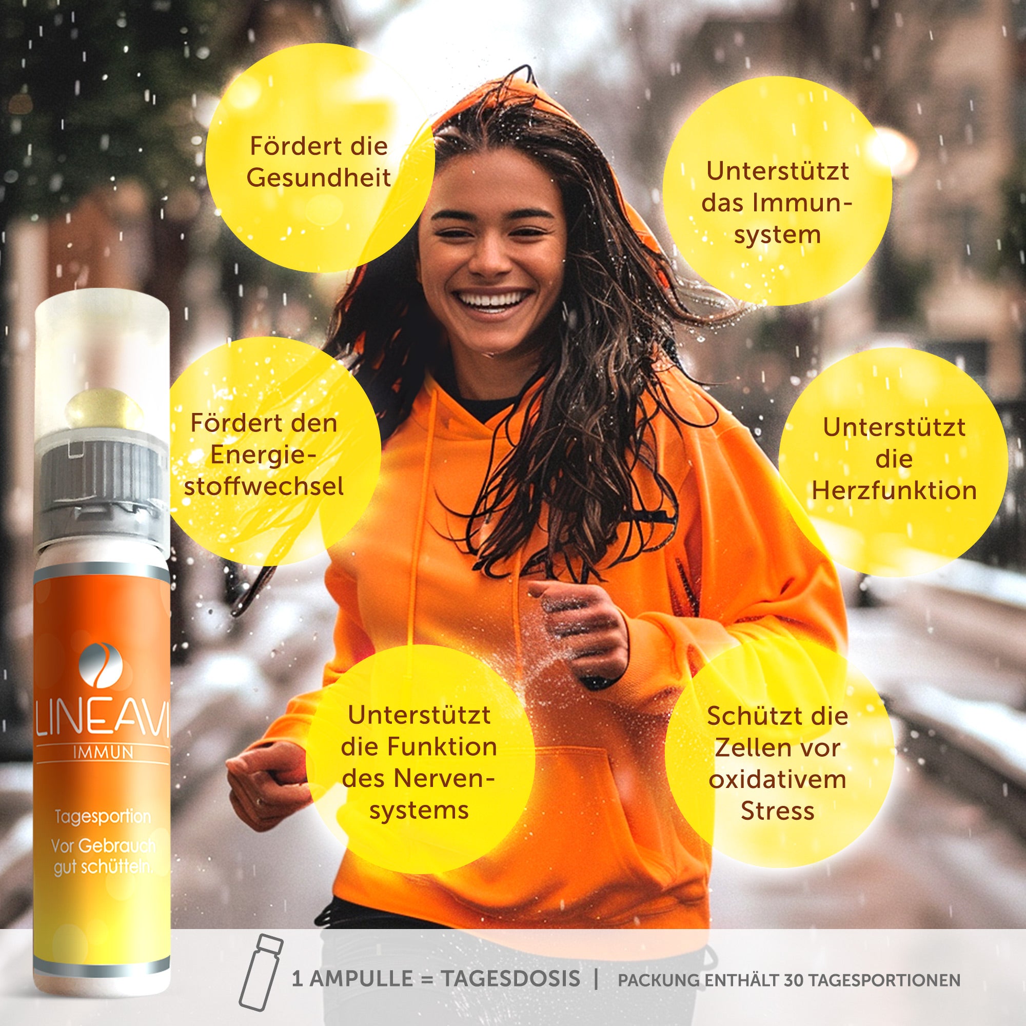 Immun 3-Monatspackung (3x30x25ml Trinkfläschchen + 3x30 Omega 3 Kapseln)