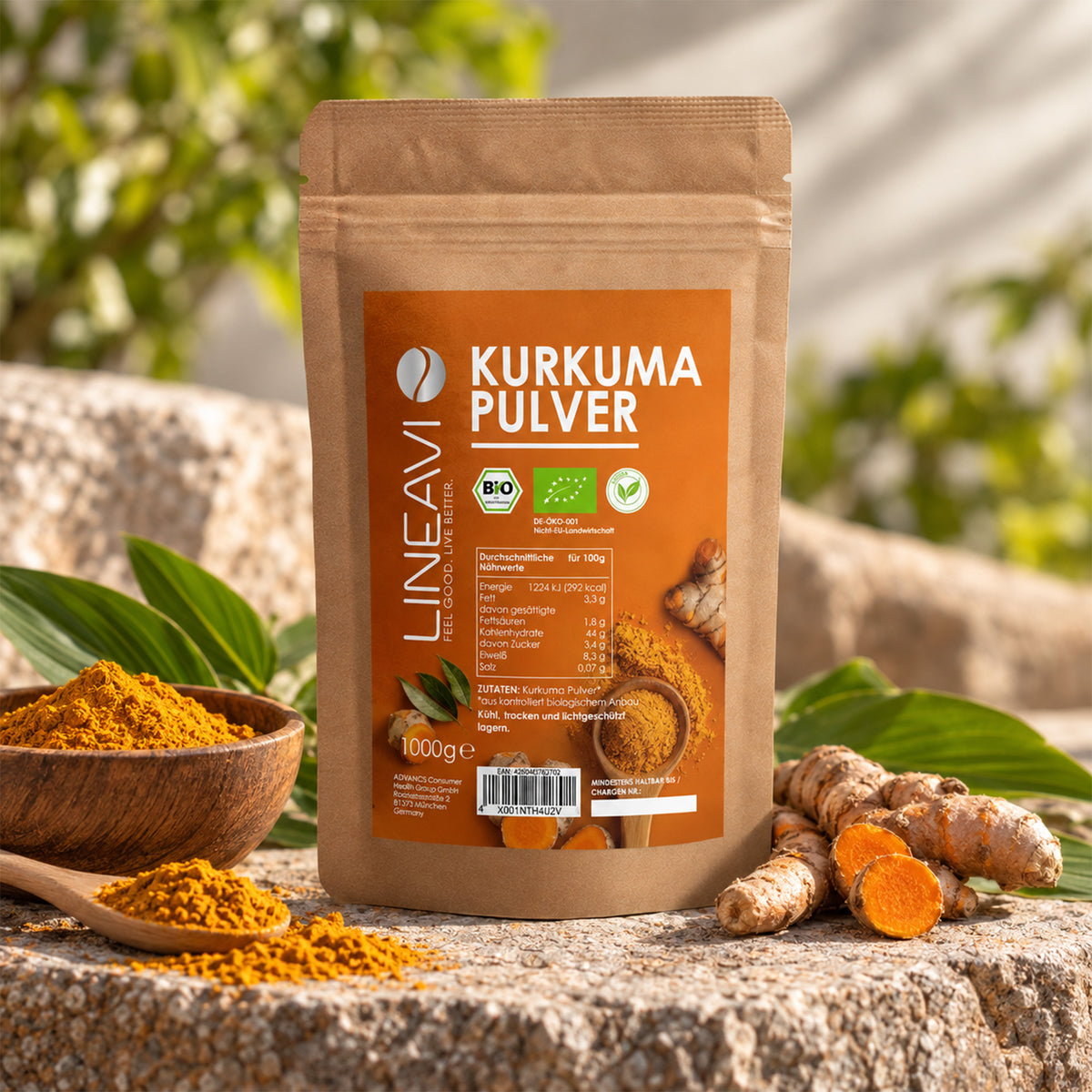 Bio Kurkumapulver (500g)