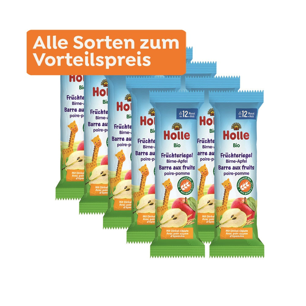 Bio-Früchteriegel Vorteilspack ab dem 12. Monat (10x25g)