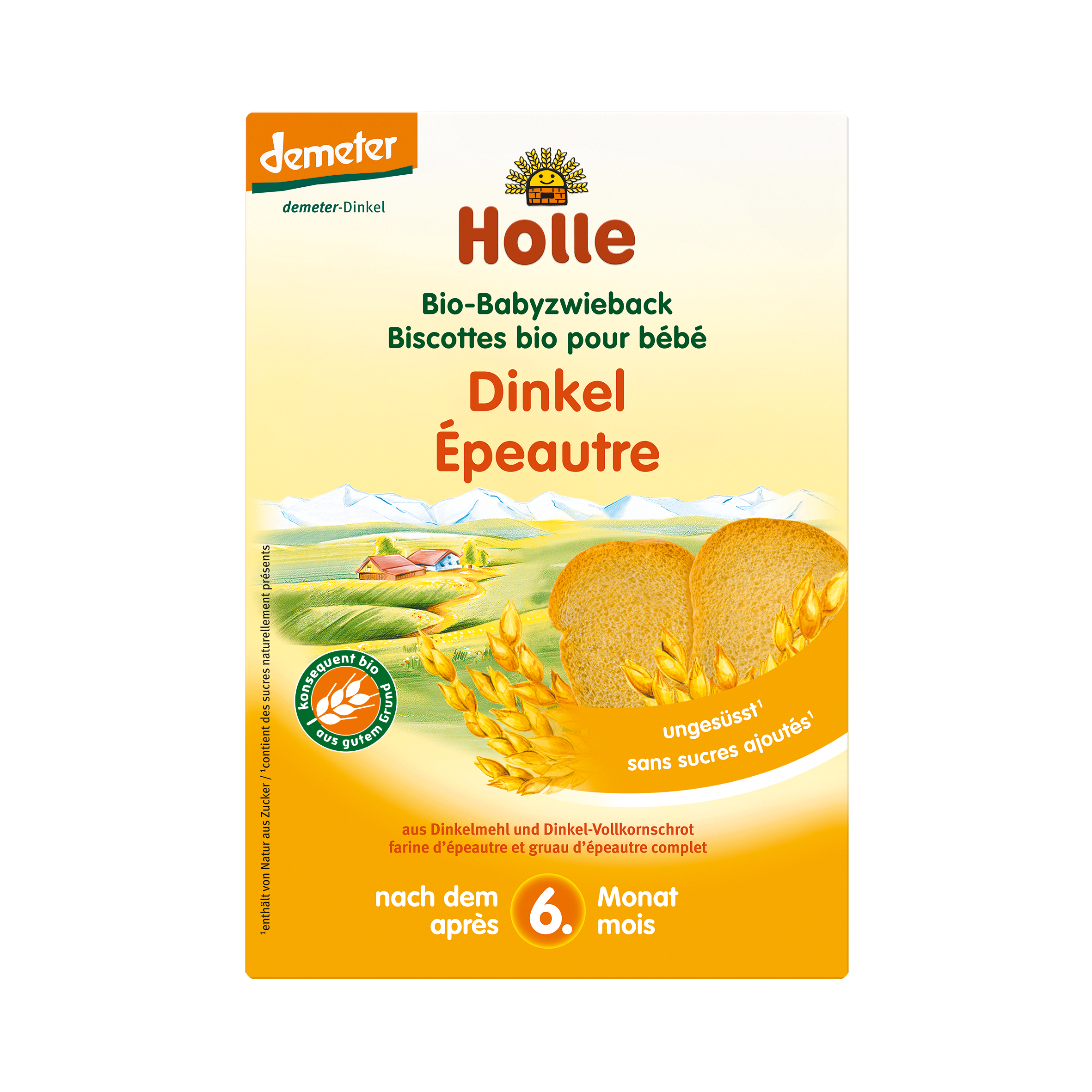 Demeter Babyzwieback Dinkel nach dem 6. Monat (200g)