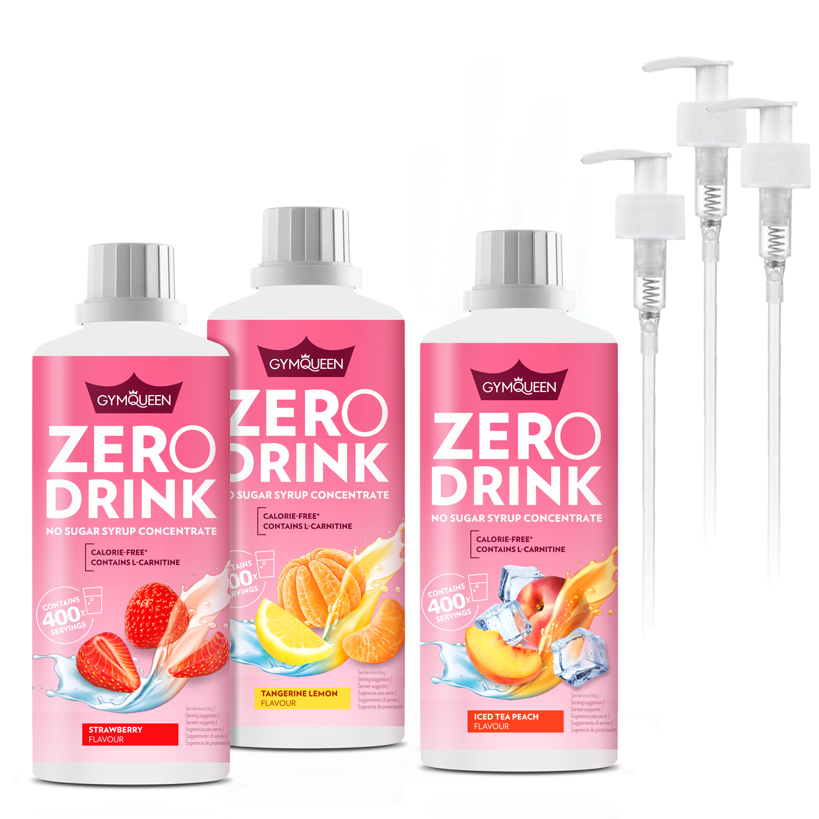 Zero Drink 3er Pack inkl. Dosierspender