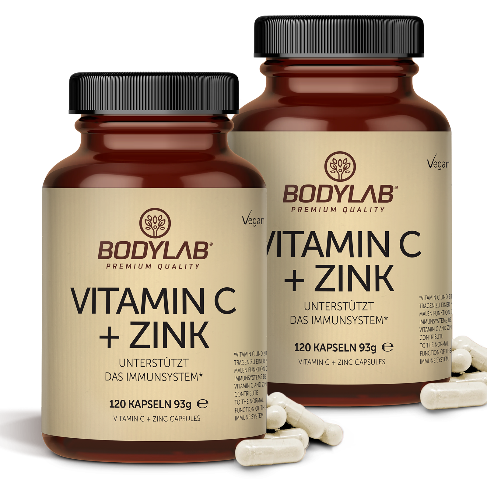 2 x Vitamin C + Zink (2 x 120 Kapseln)