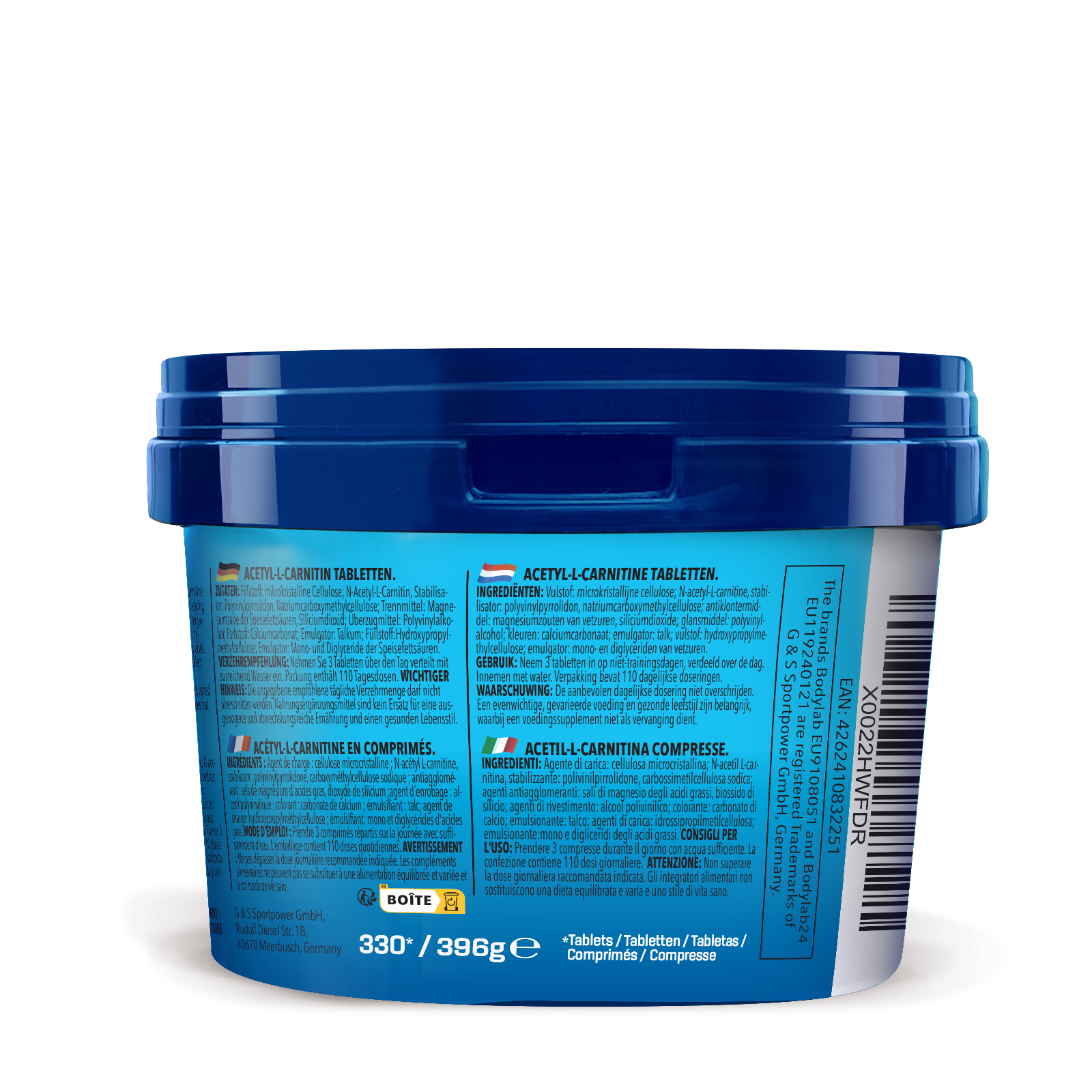 BIG PACK Acetyl L-Carnitine (330 Tabletten)