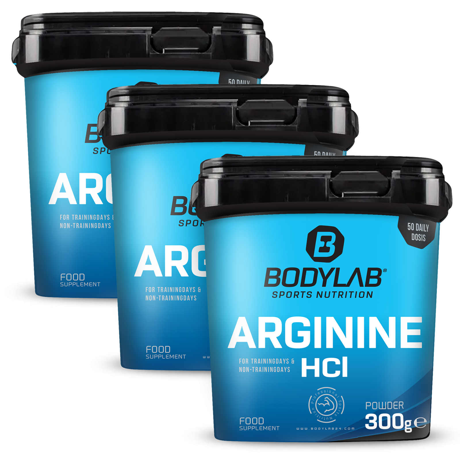 3 x Arginine HCl Powder (3 x 300g)