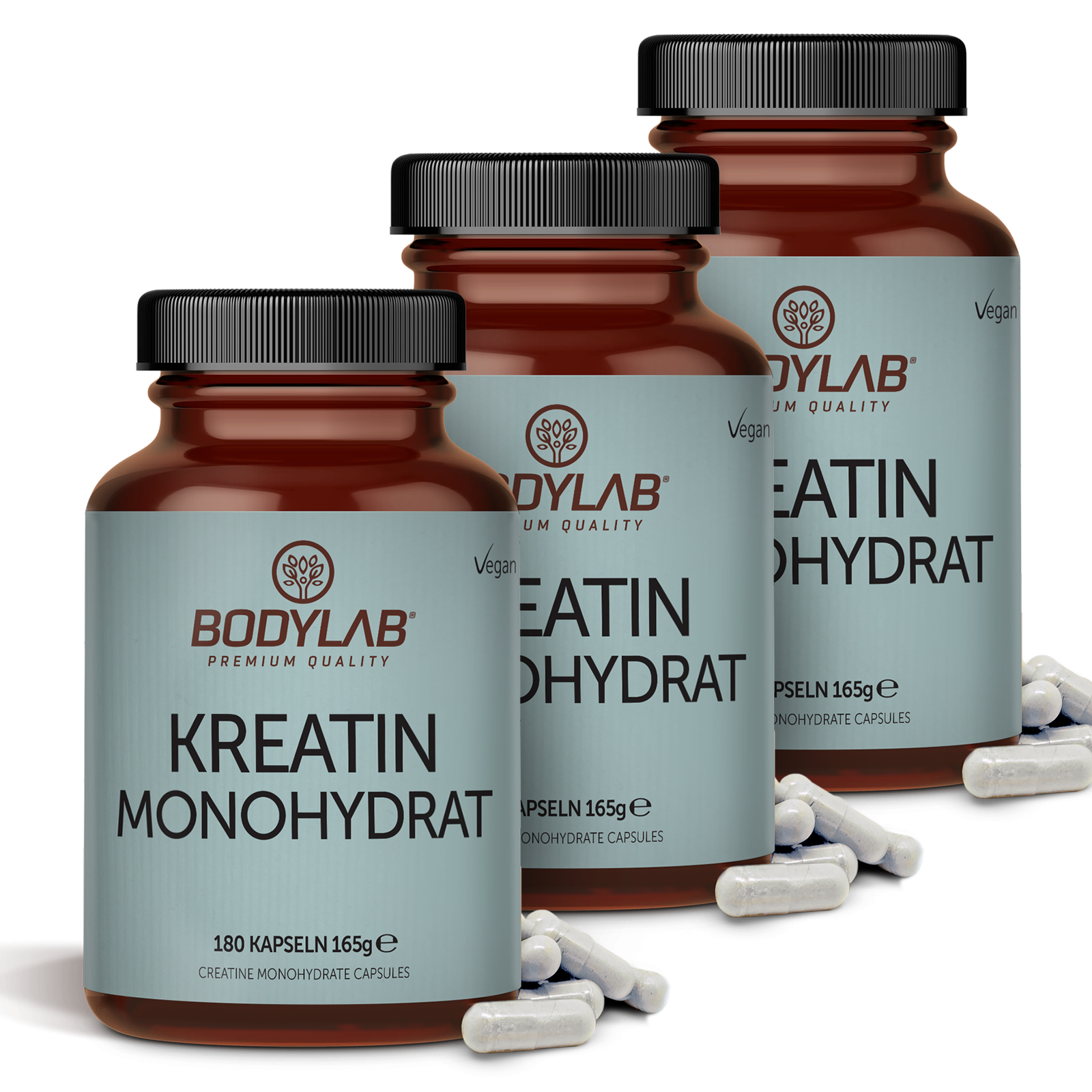 3 x Kreatin Monohydrat (3 x 180 Kapseln)