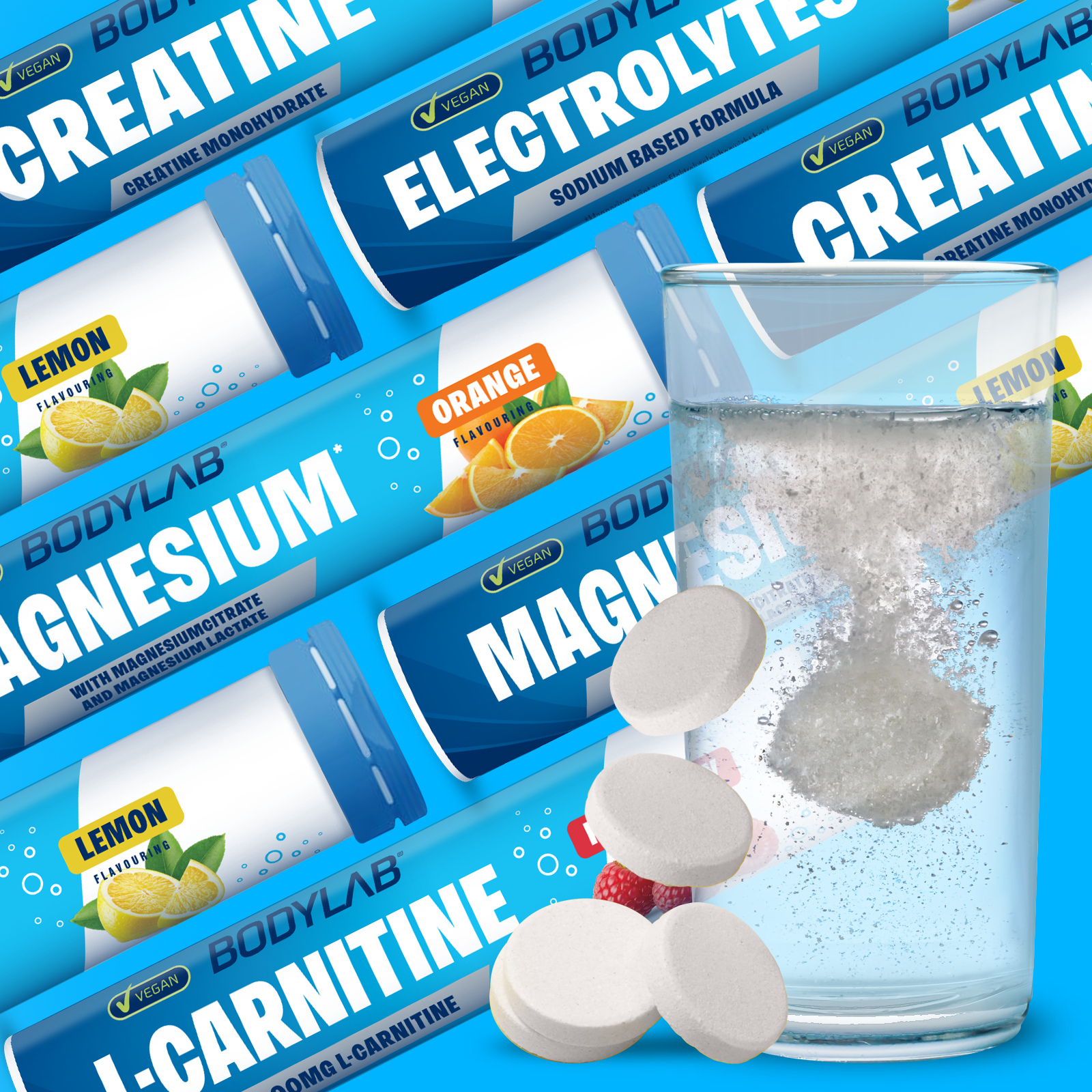 Electrolytes - 6x 20 Brausetabletten - Lemon Flavouring