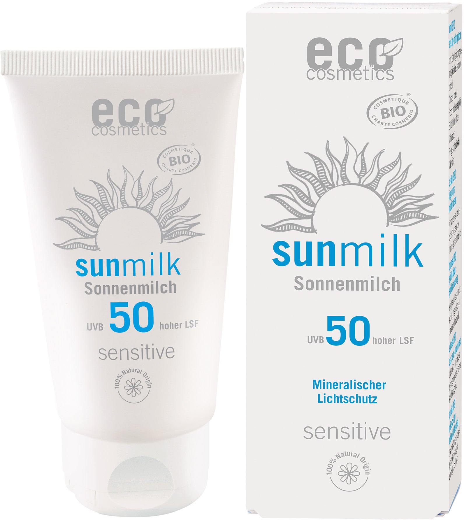Sonnenmilch LSF50 sensitive bio (75ml)
