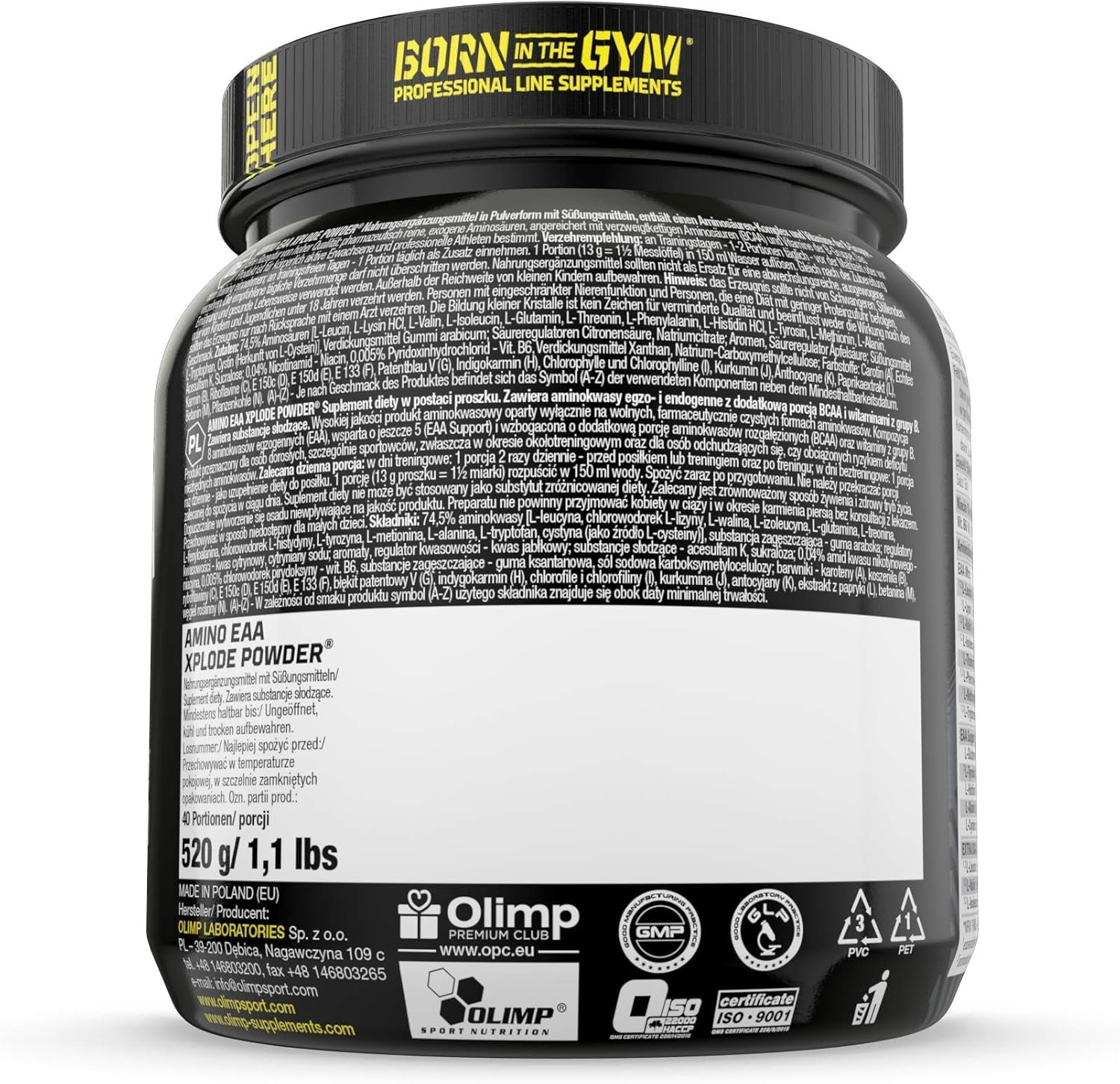 Amino EAA Xplode (520g) Fruit Punch