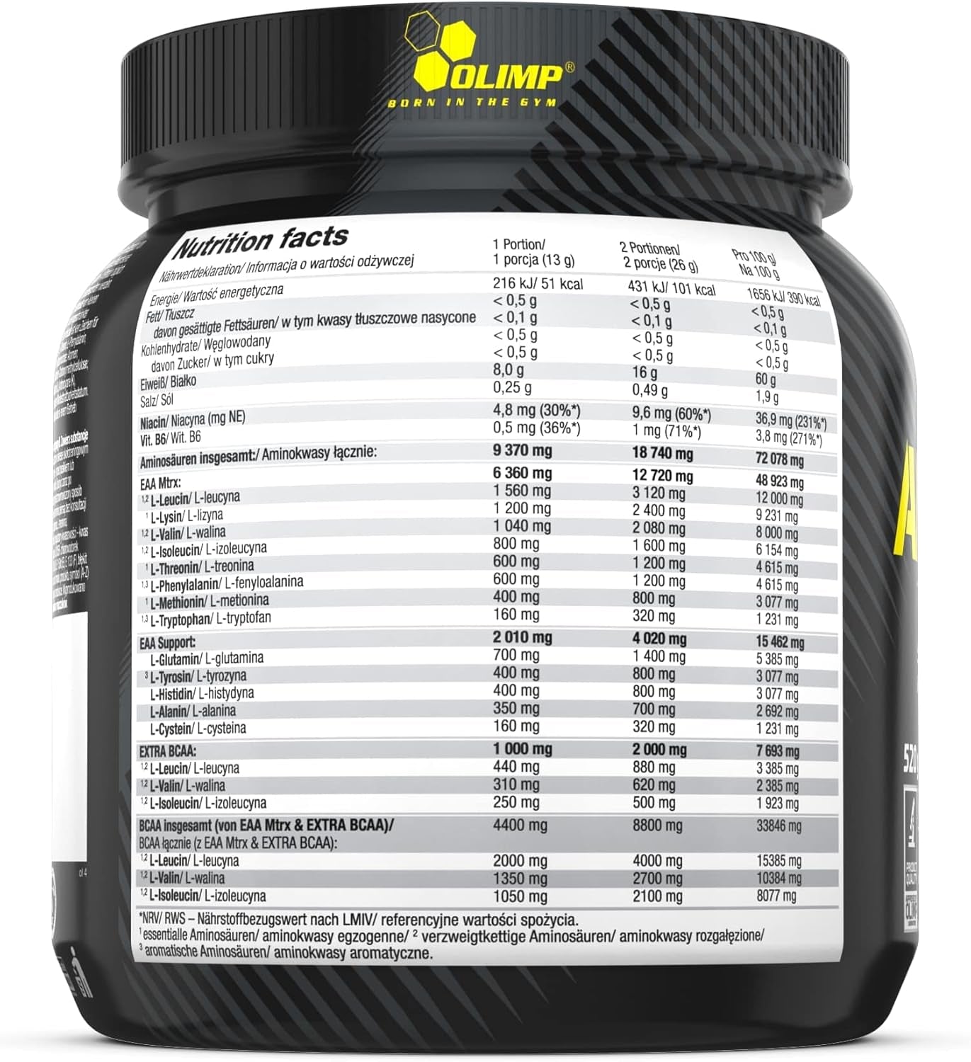 Amino EAA Xplode (520g) Orange