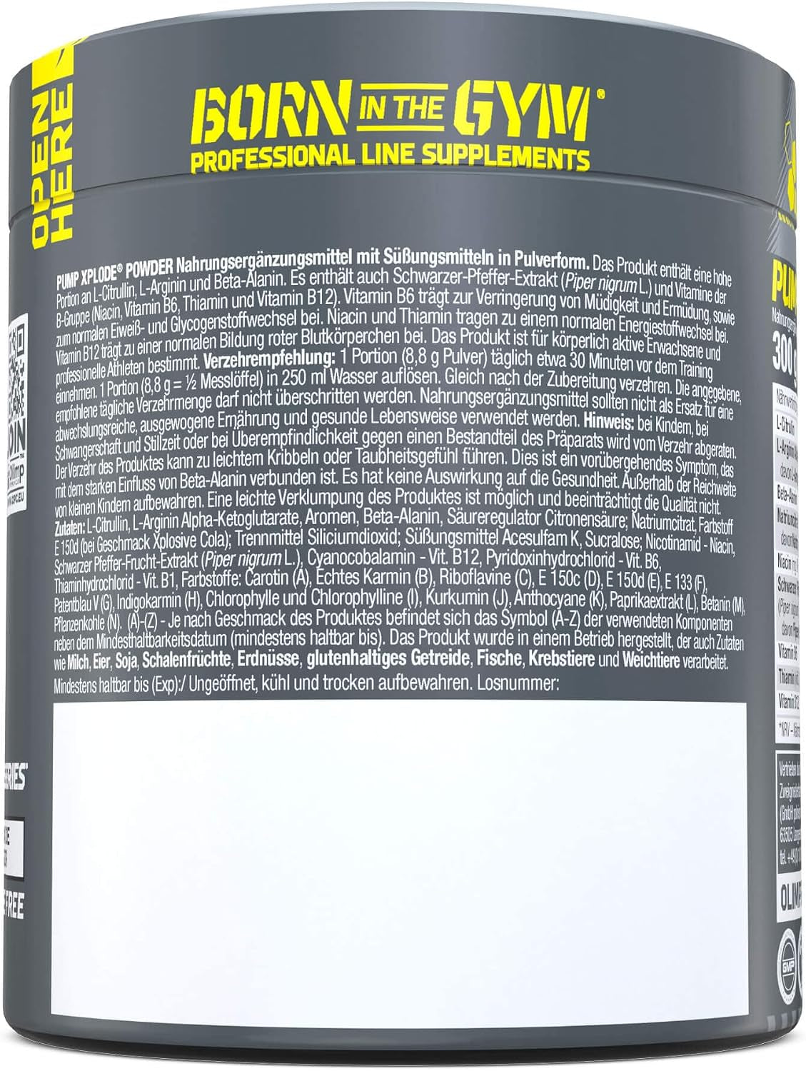 Pump Xplode (300g) Cola
