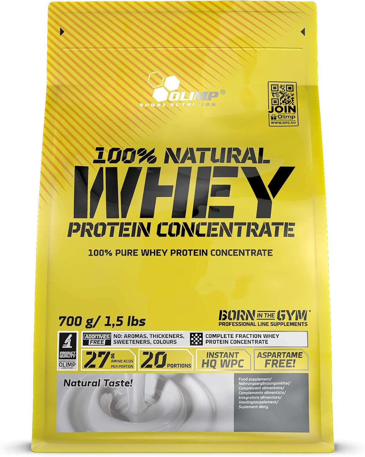 100% Whey Protein Concentrate (700g)