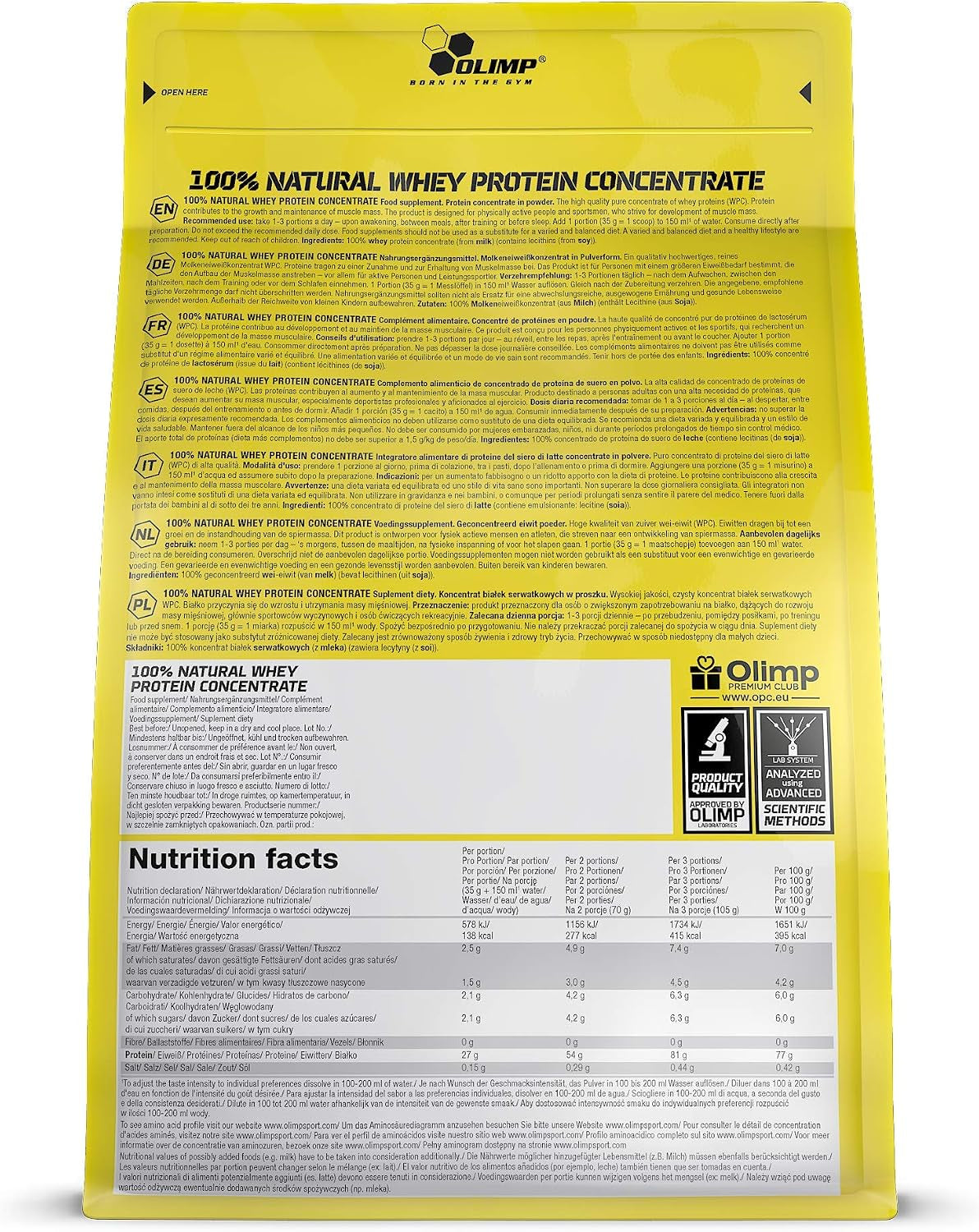 100% Whey Protein Concentrate (700g)