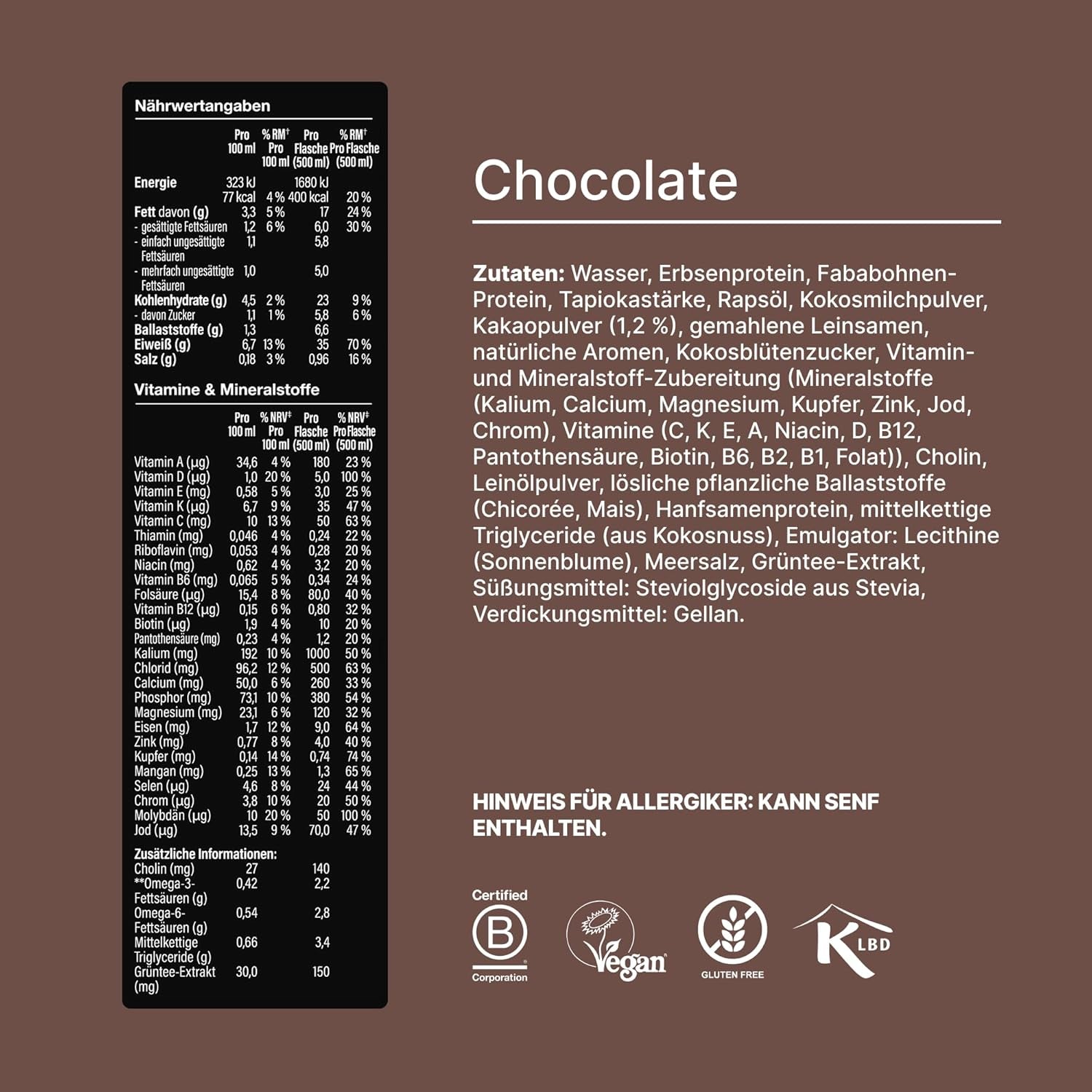 #Geschmack_Chocolate