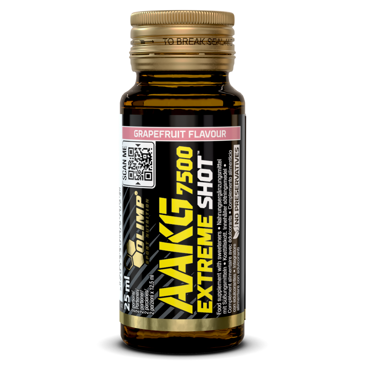 AAKG 7500 Extreme Shot (9 x 25ml) Grapefruit