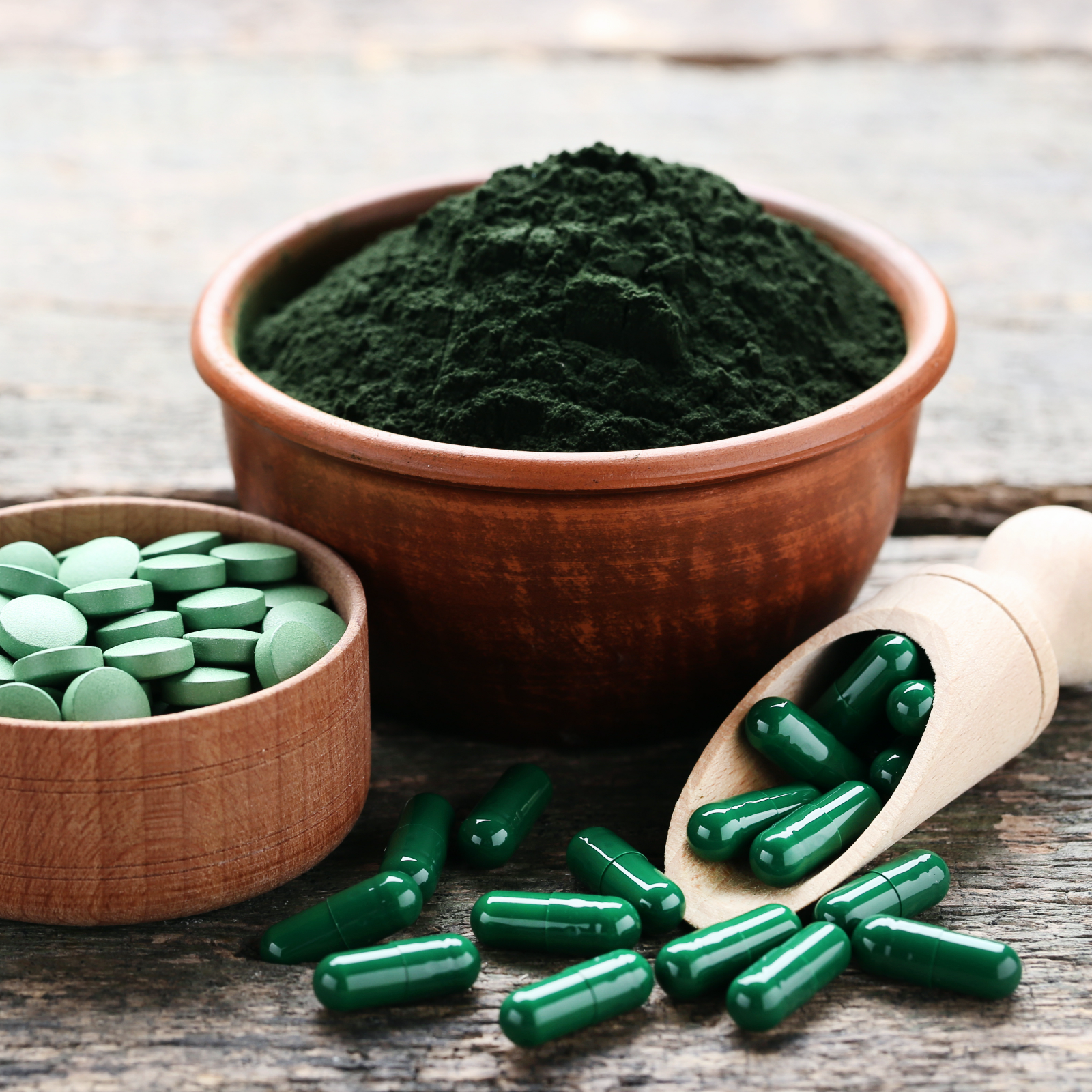 Spirulina Algen Tabletten Bio (400 Tabletten)