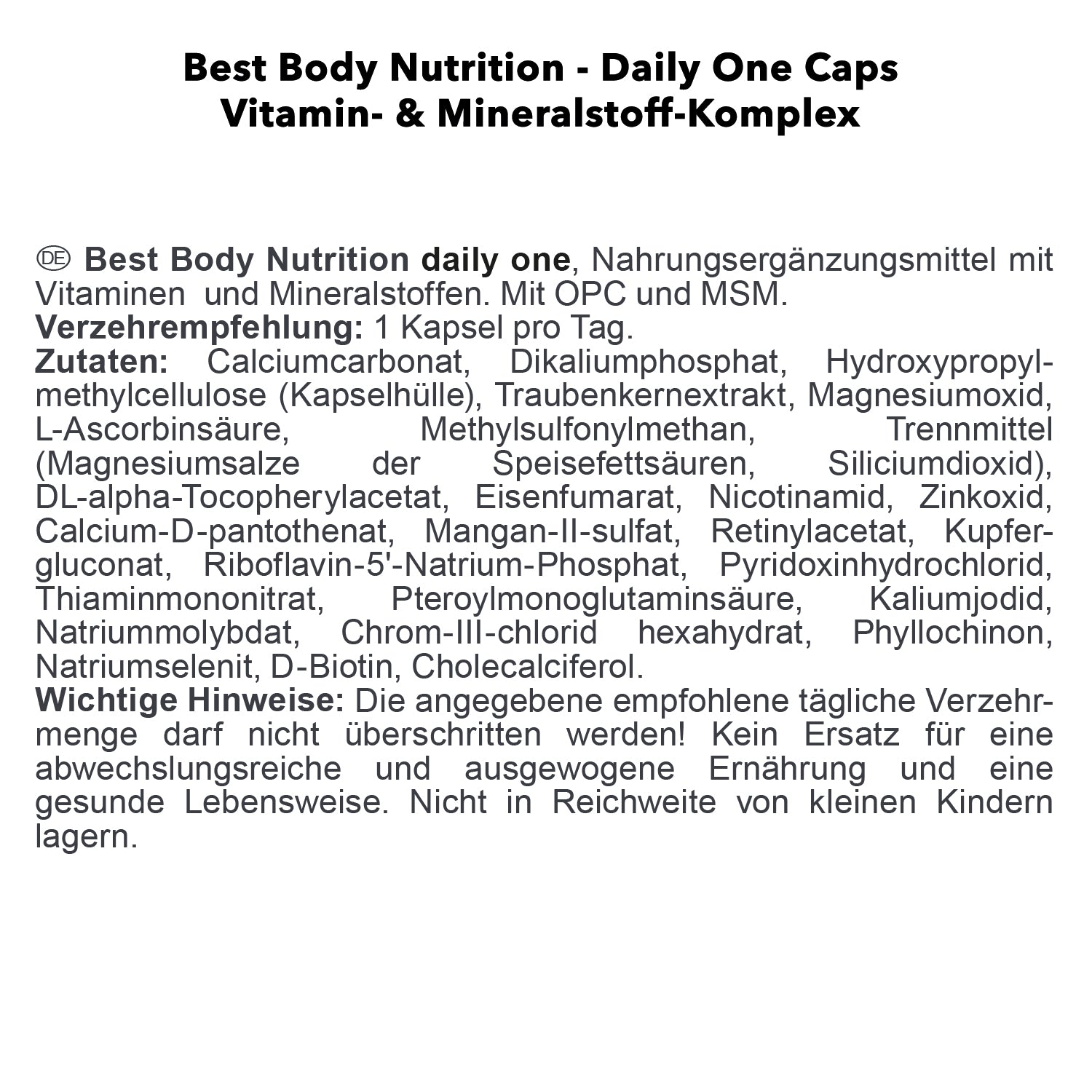 Daily One (100 Kapseln)