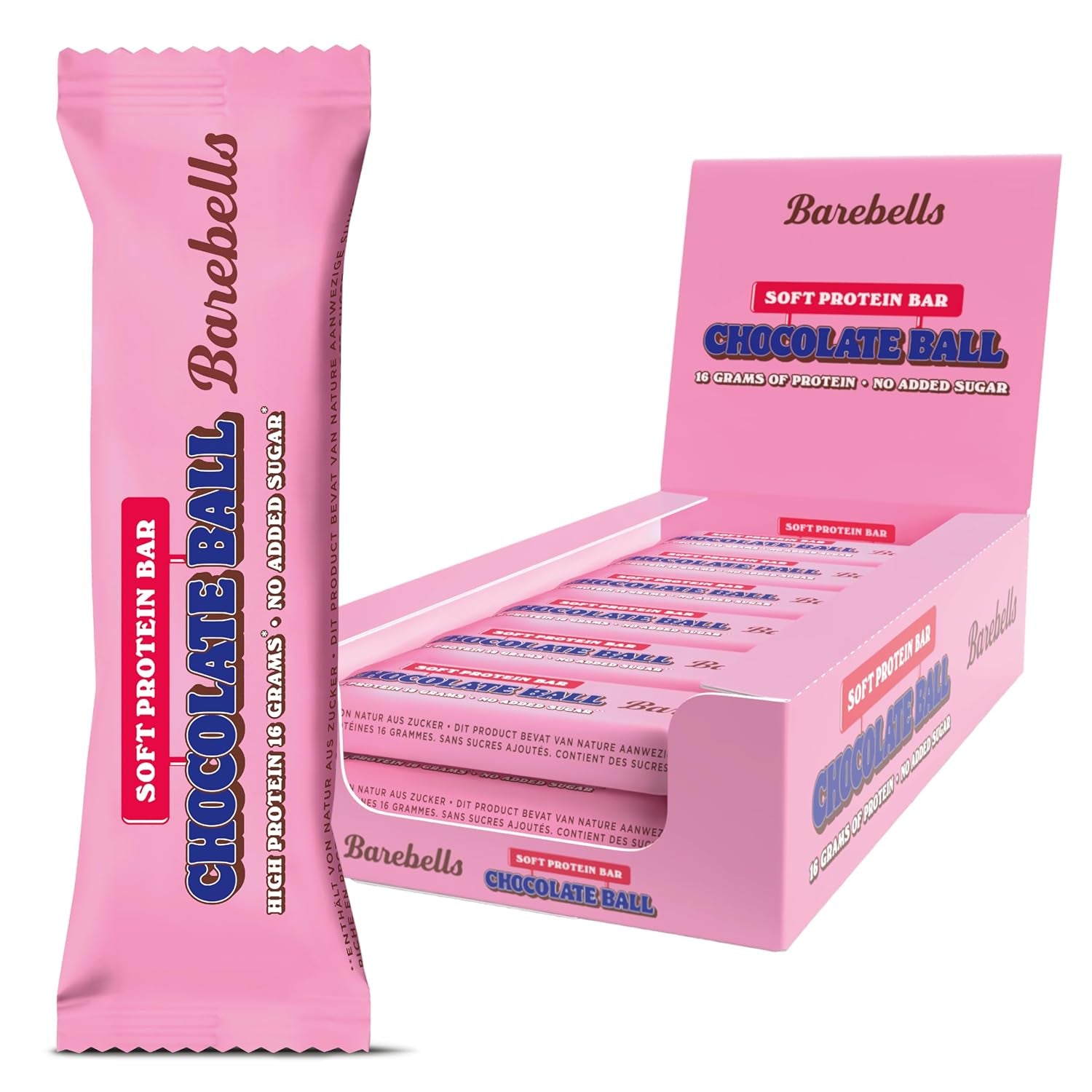 Soft Protein Bar (12x55g) Chocolate Ball