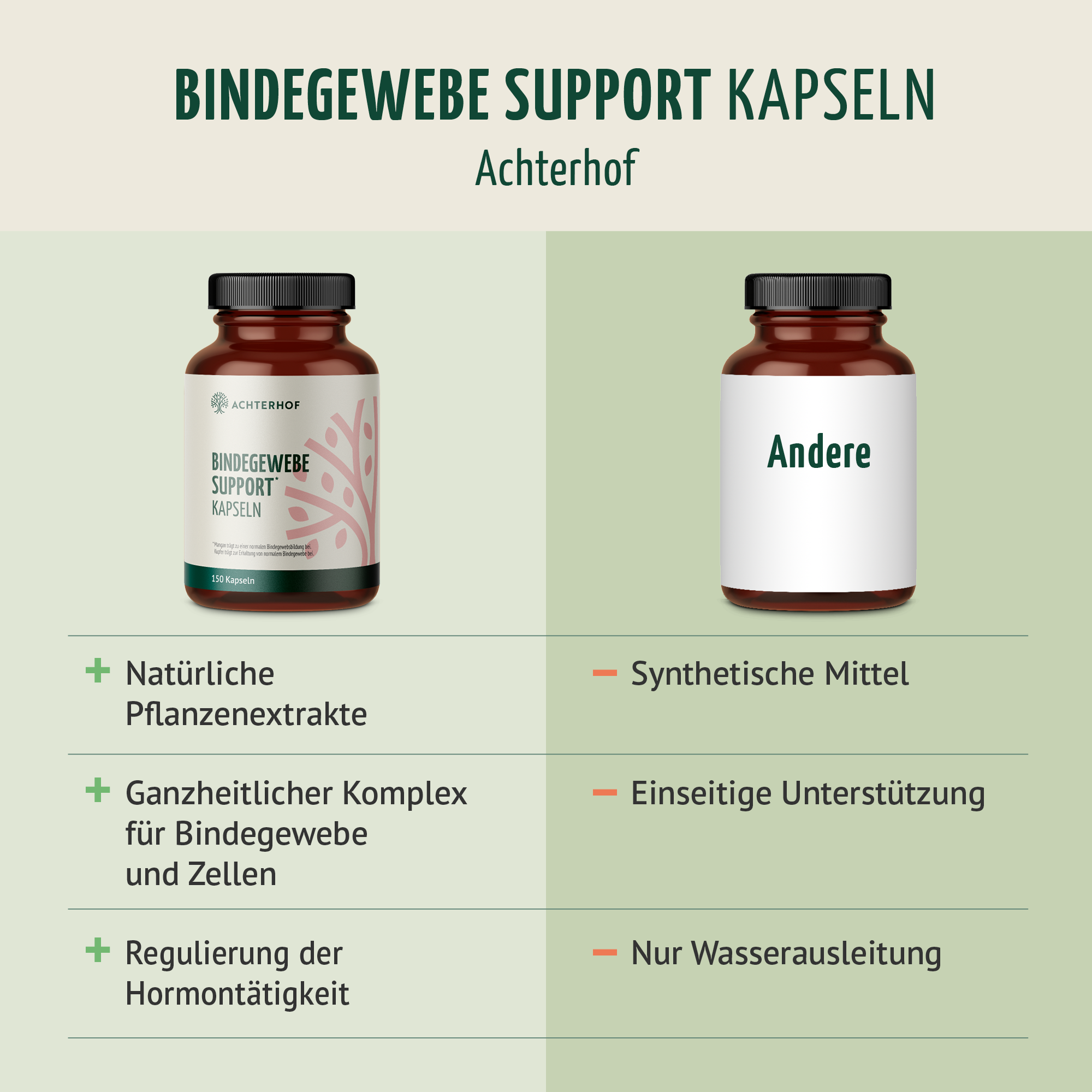 Bindegewebe Support Kapseln (180 Kapseln)