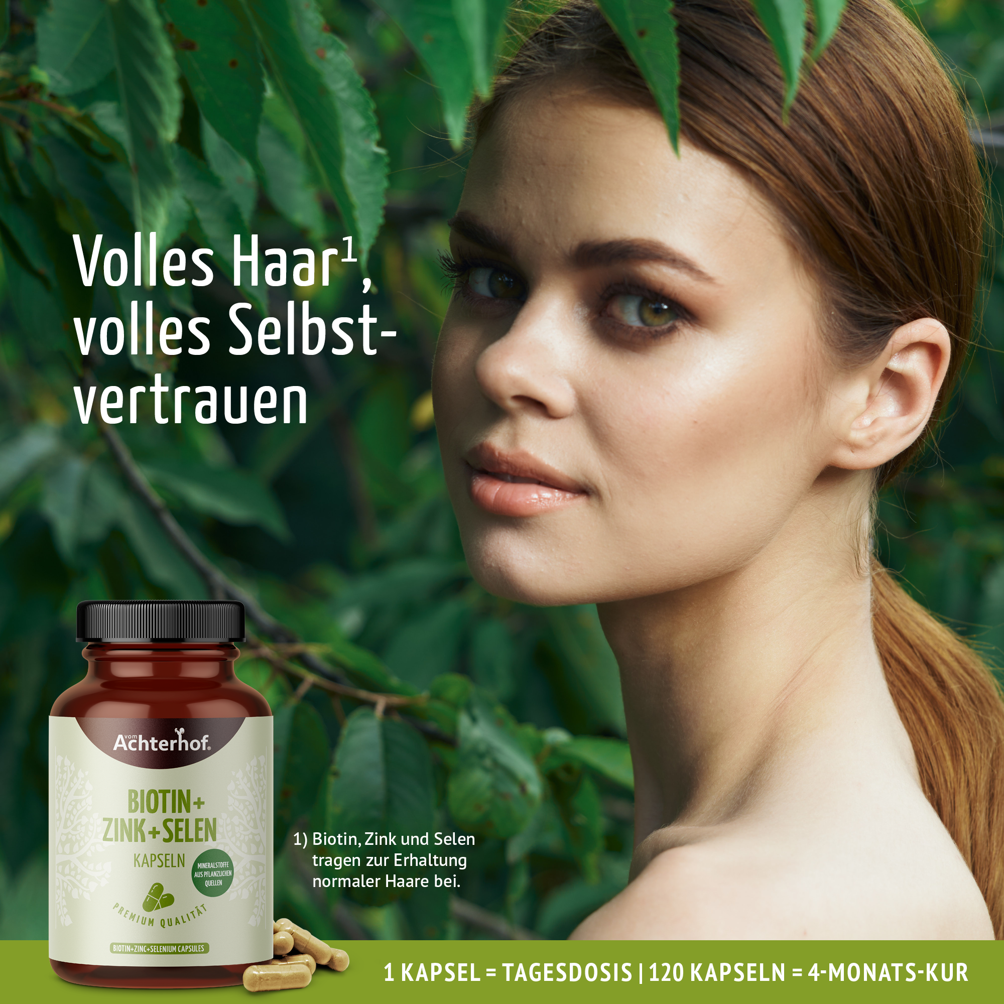 Biotin+Zink+Selen Kapseln (120 Kapseln)