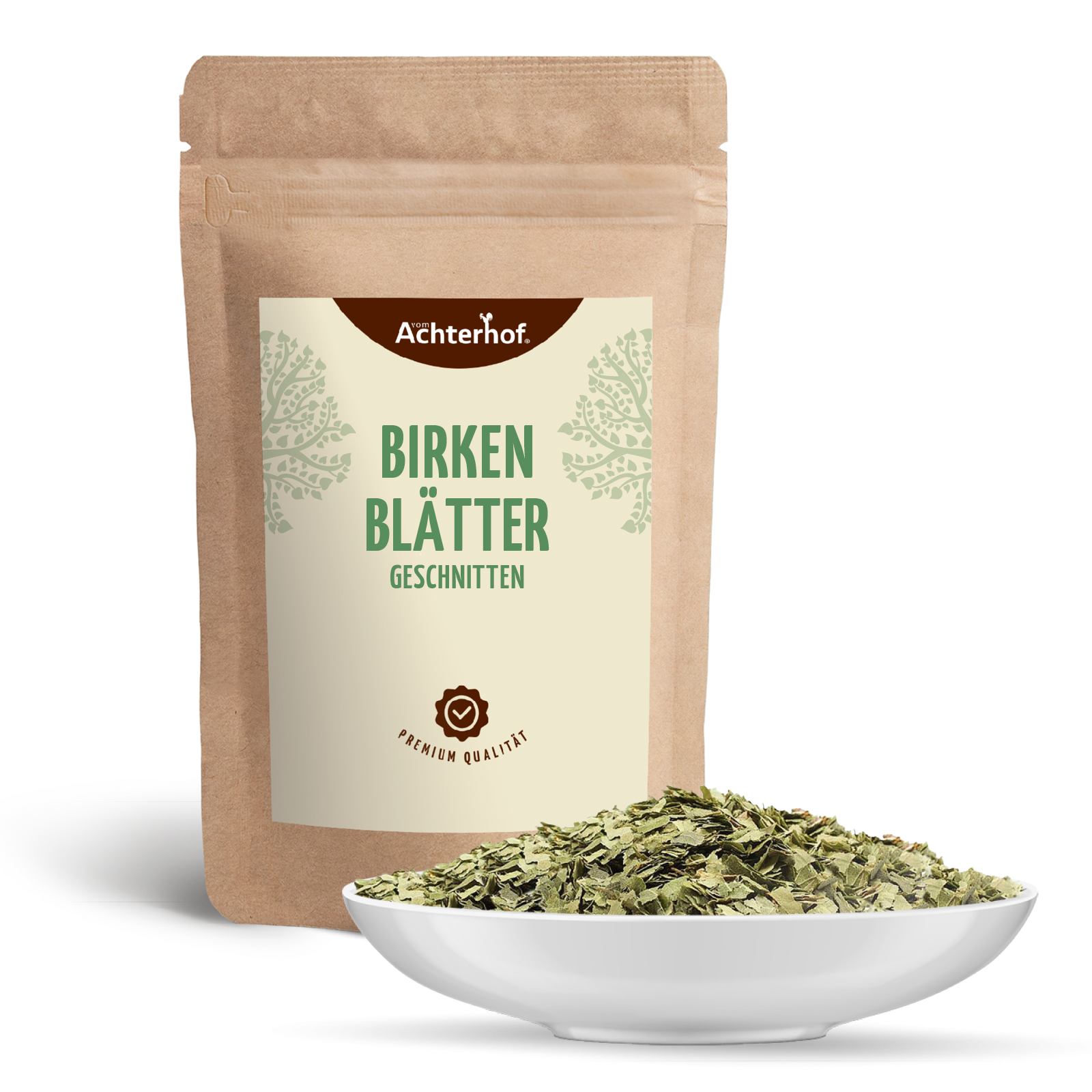 Birkenblätter geschnitten (250g)