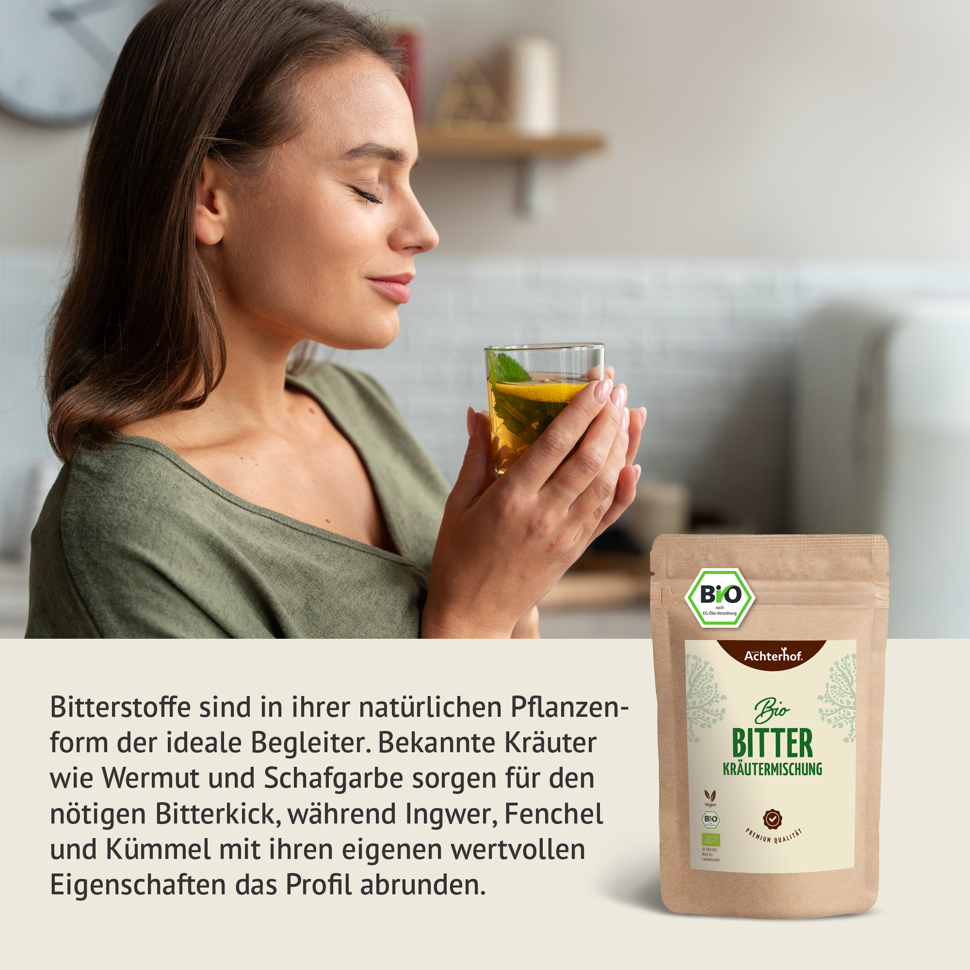Bio Bitter Kräutermischung gemahlen (250g)