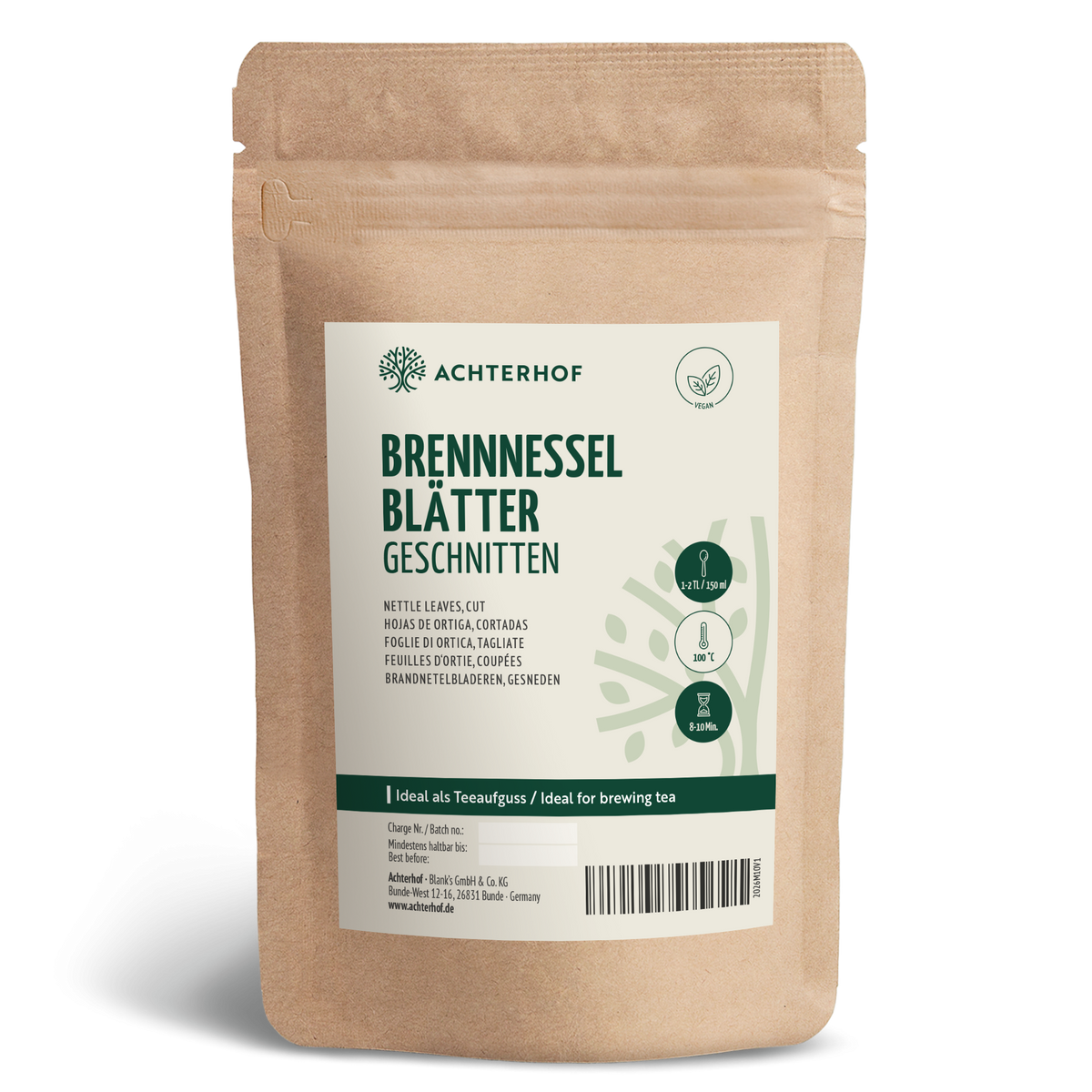 Brennnesselblätter geschnitten (250g)