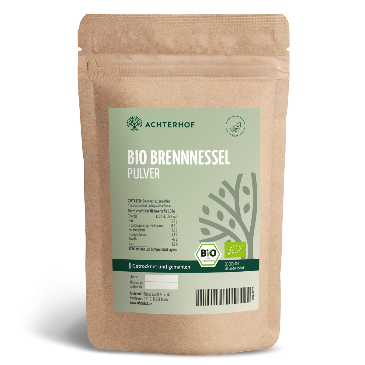 Brennnessel Pulver Bio (250g)