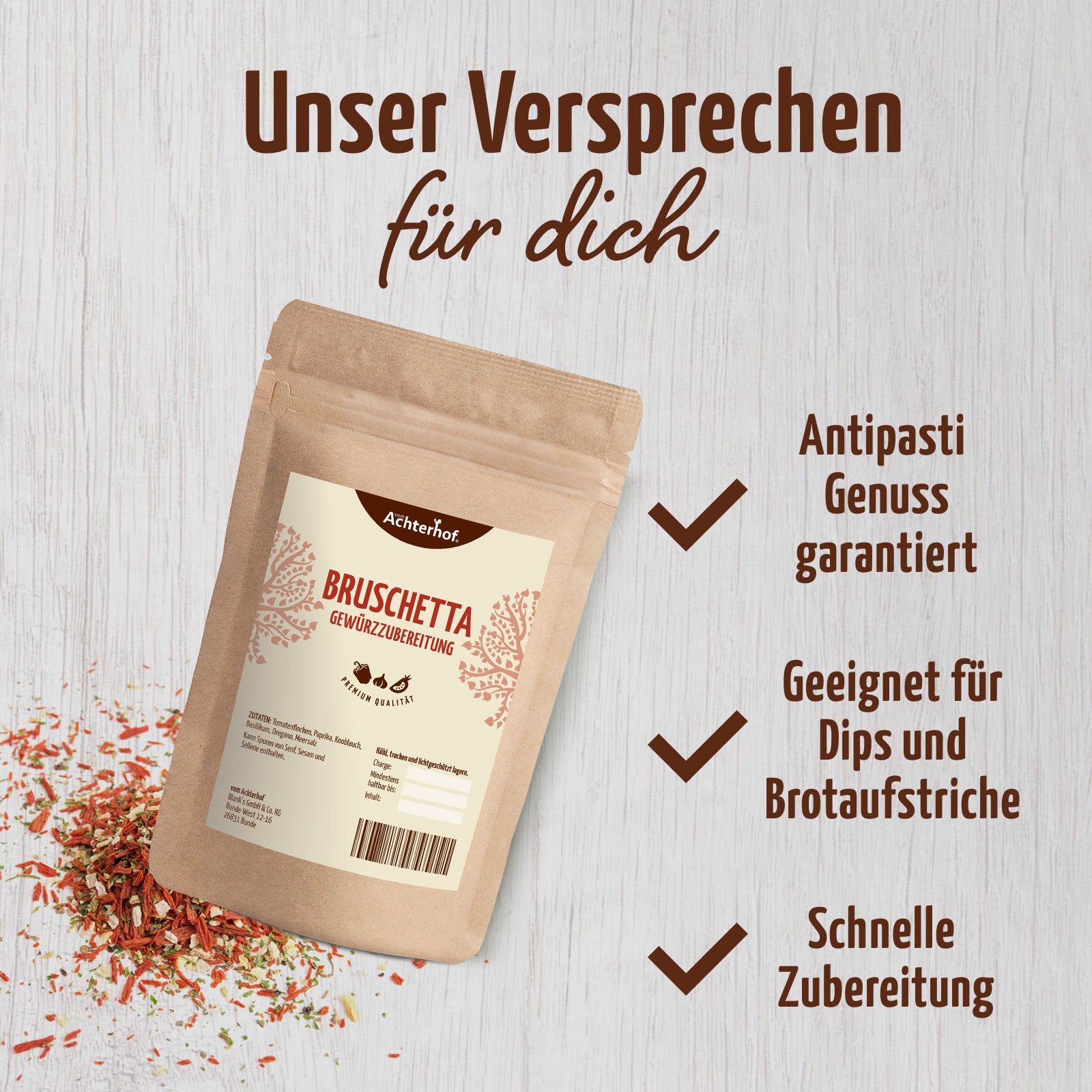 Bruschetta Gewürzzubereitung (100g)