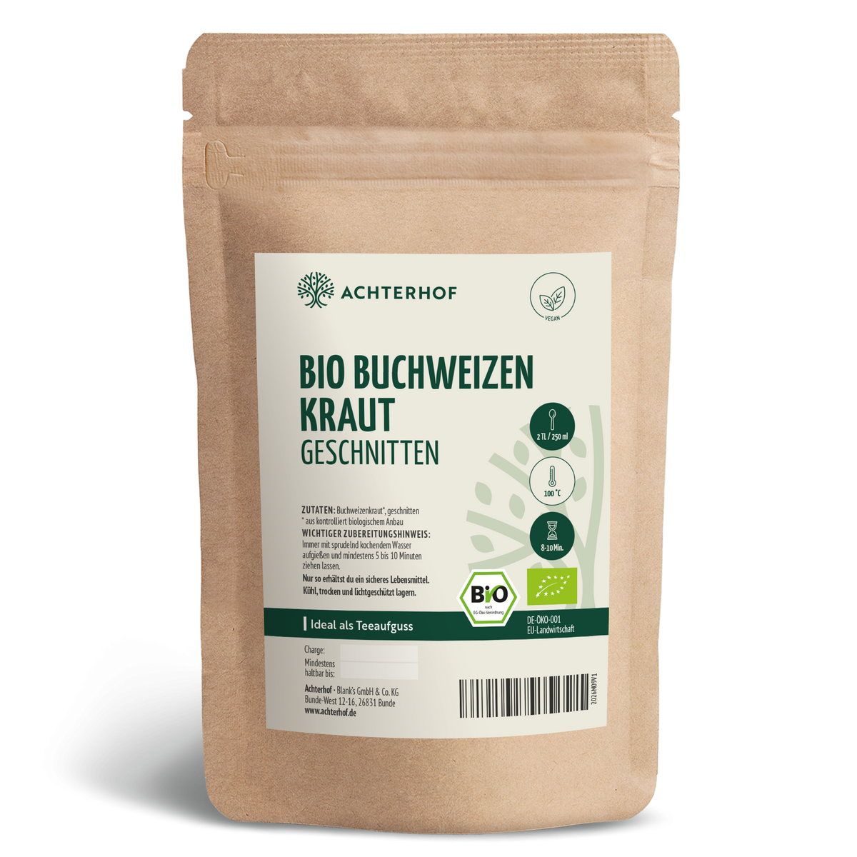 Buchweizenkraut geschnitten Bio (500g)
