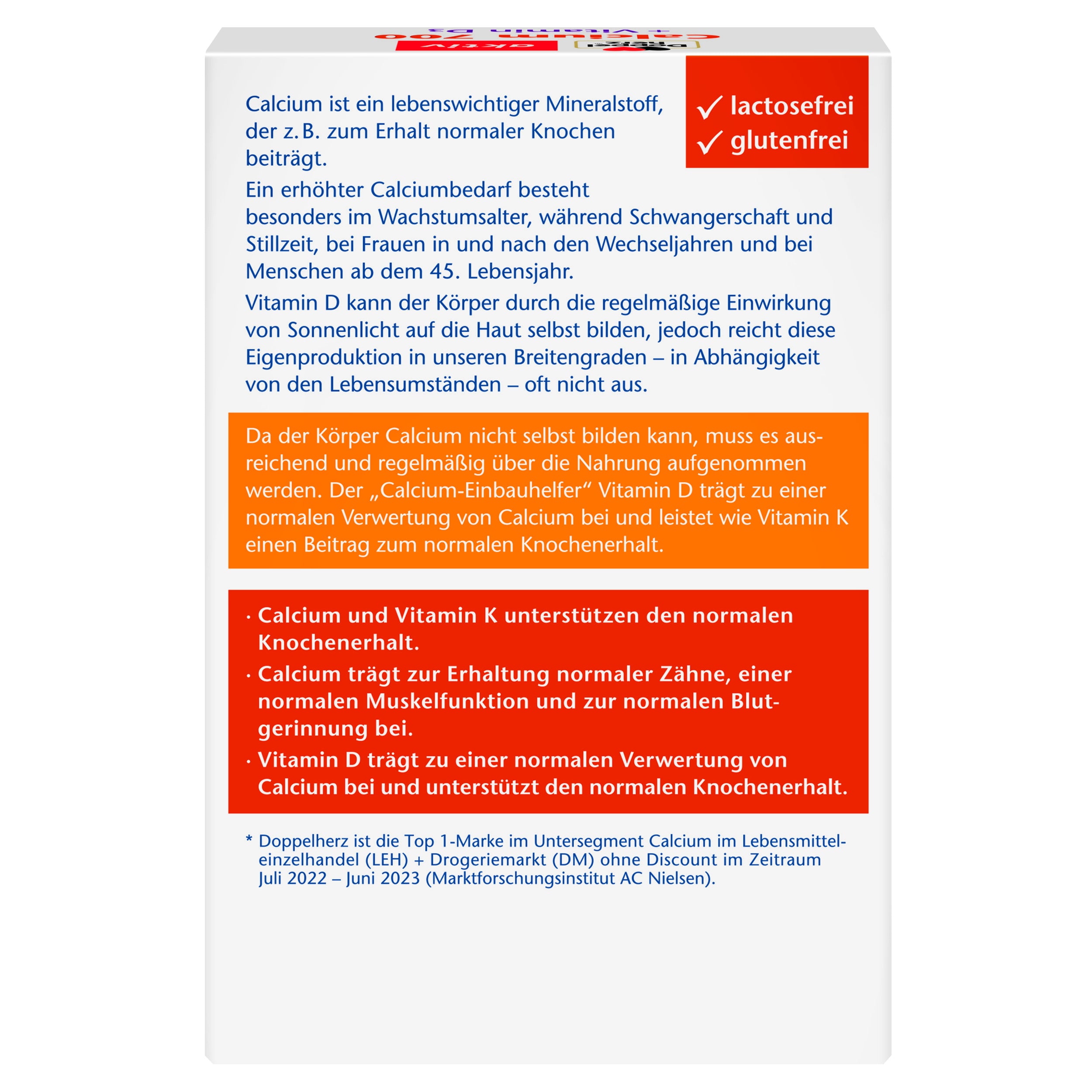 Calcium 700 + D3 (30 Tabletten)