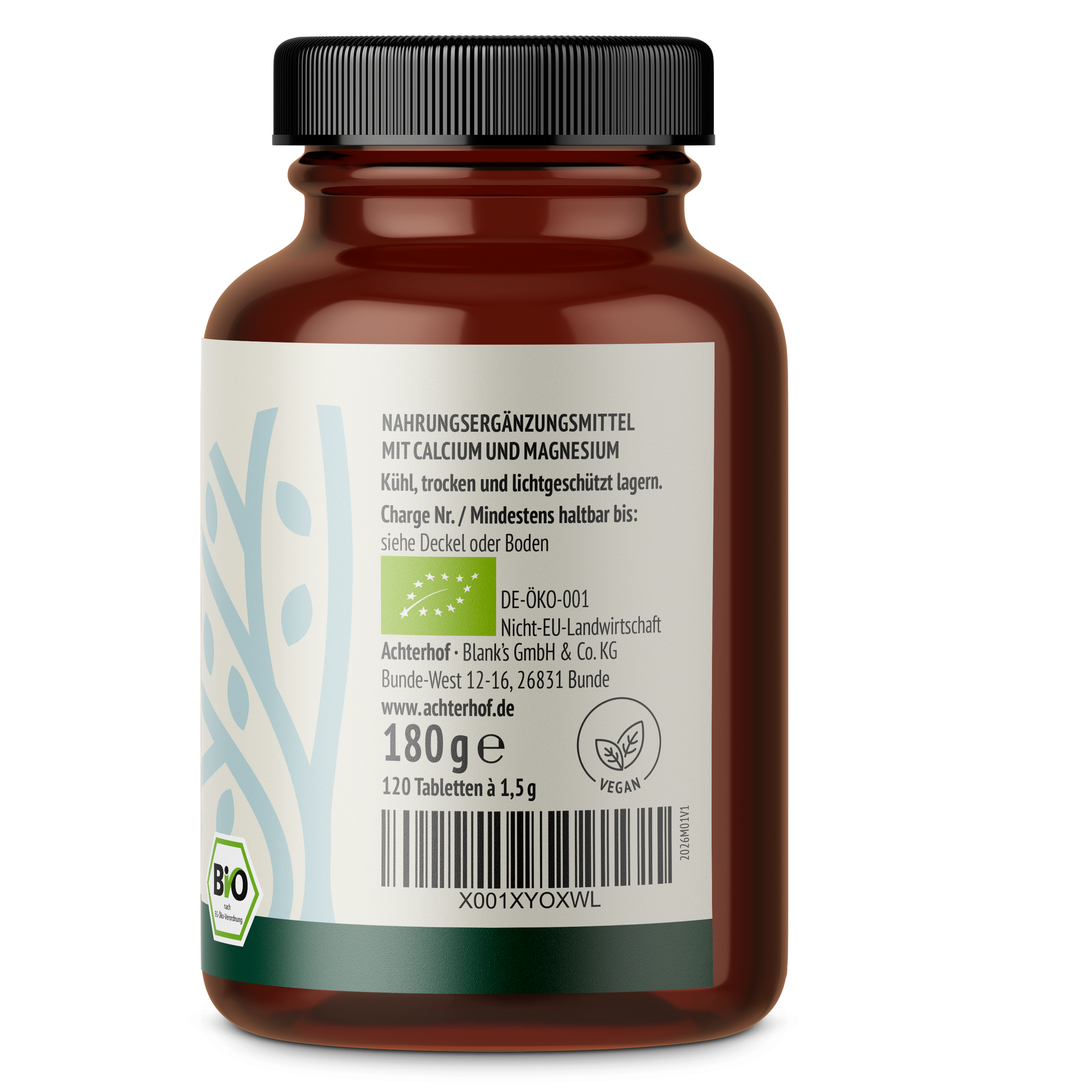 Calcium Magnesium Komplex (120 Tabletten)