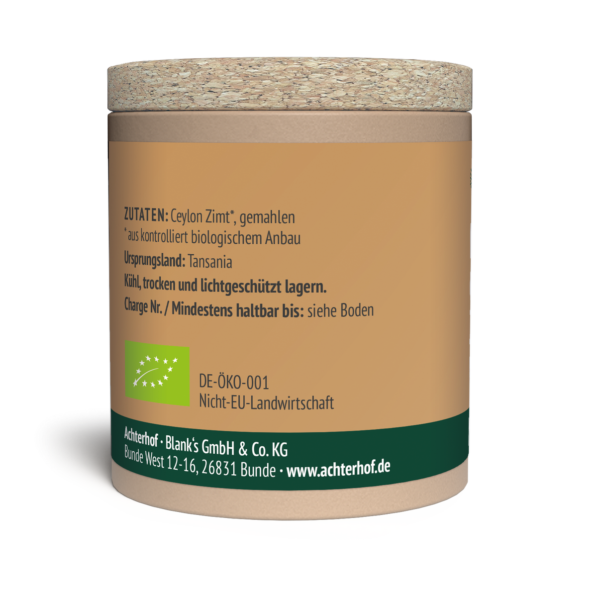 Bio Ceylon Zimt gemahlen (53g)