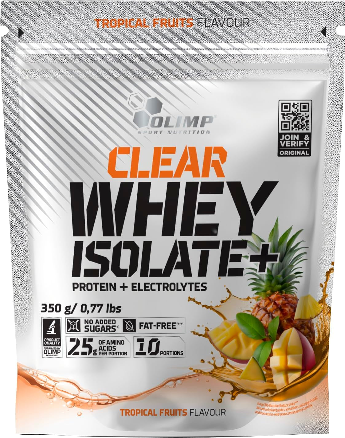 Clear Whey Isolate+ (350g) Tropical fruits