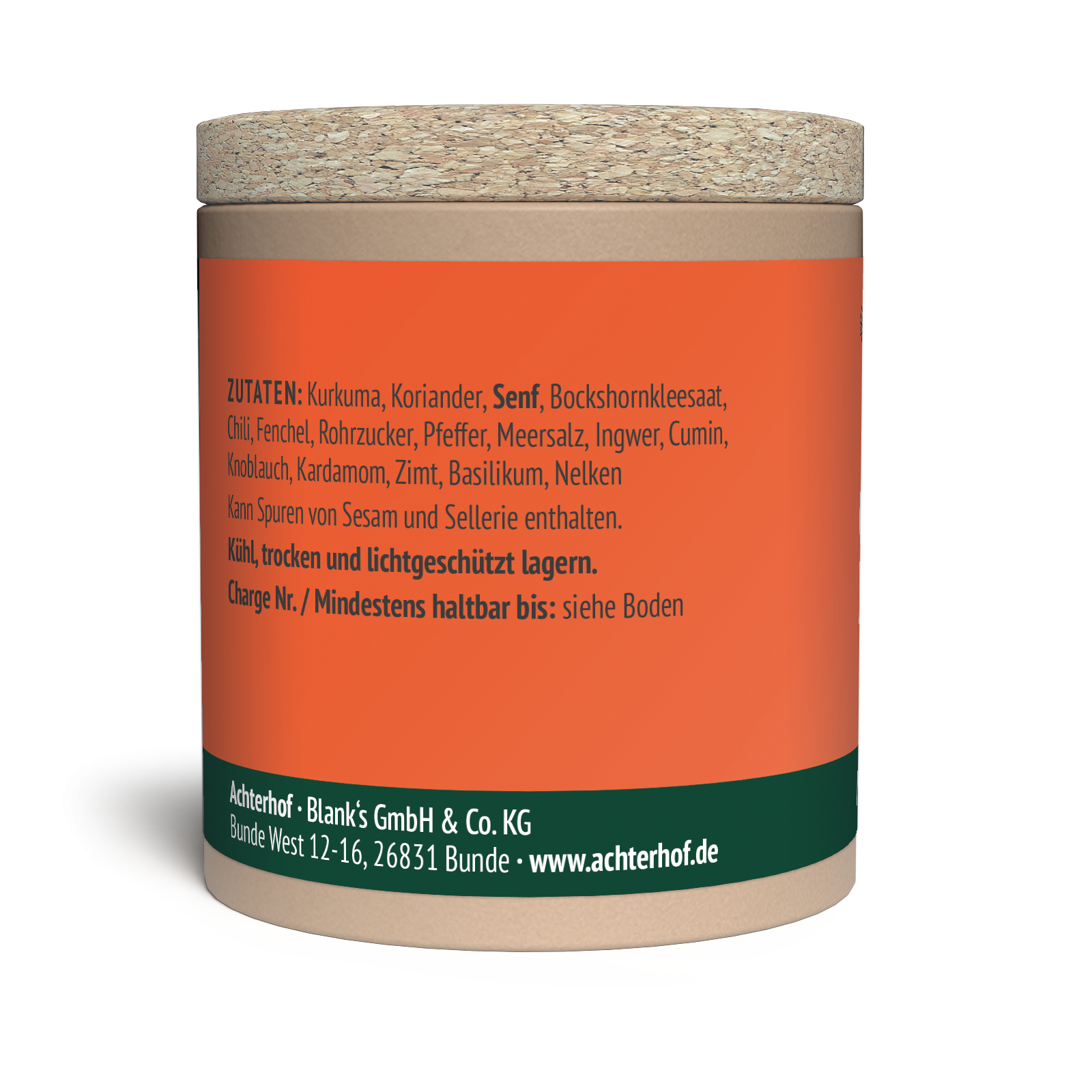 Curry Indisch Gewürzzubereitung (50g)