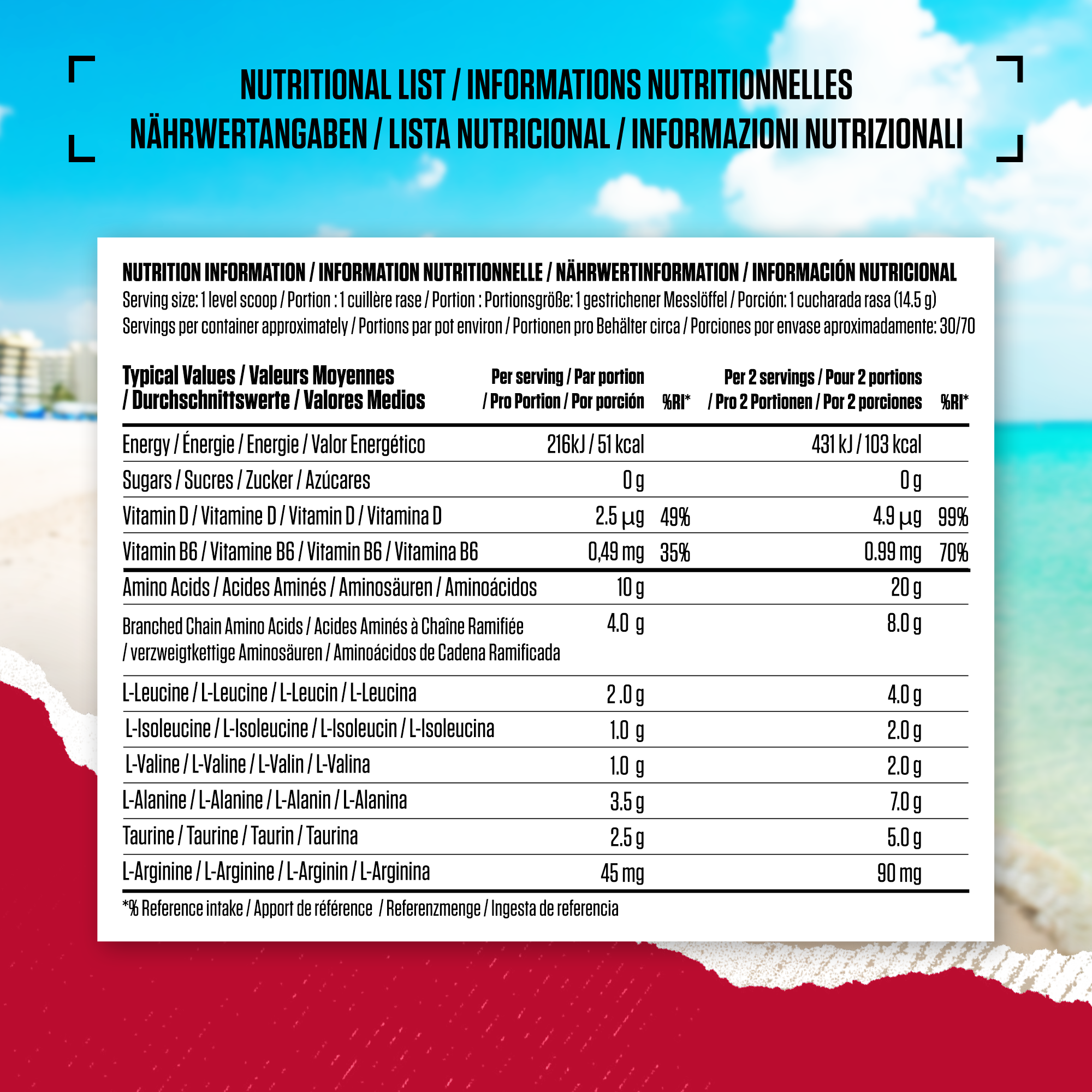 Amino X Aminosäuren BCAA (435g)