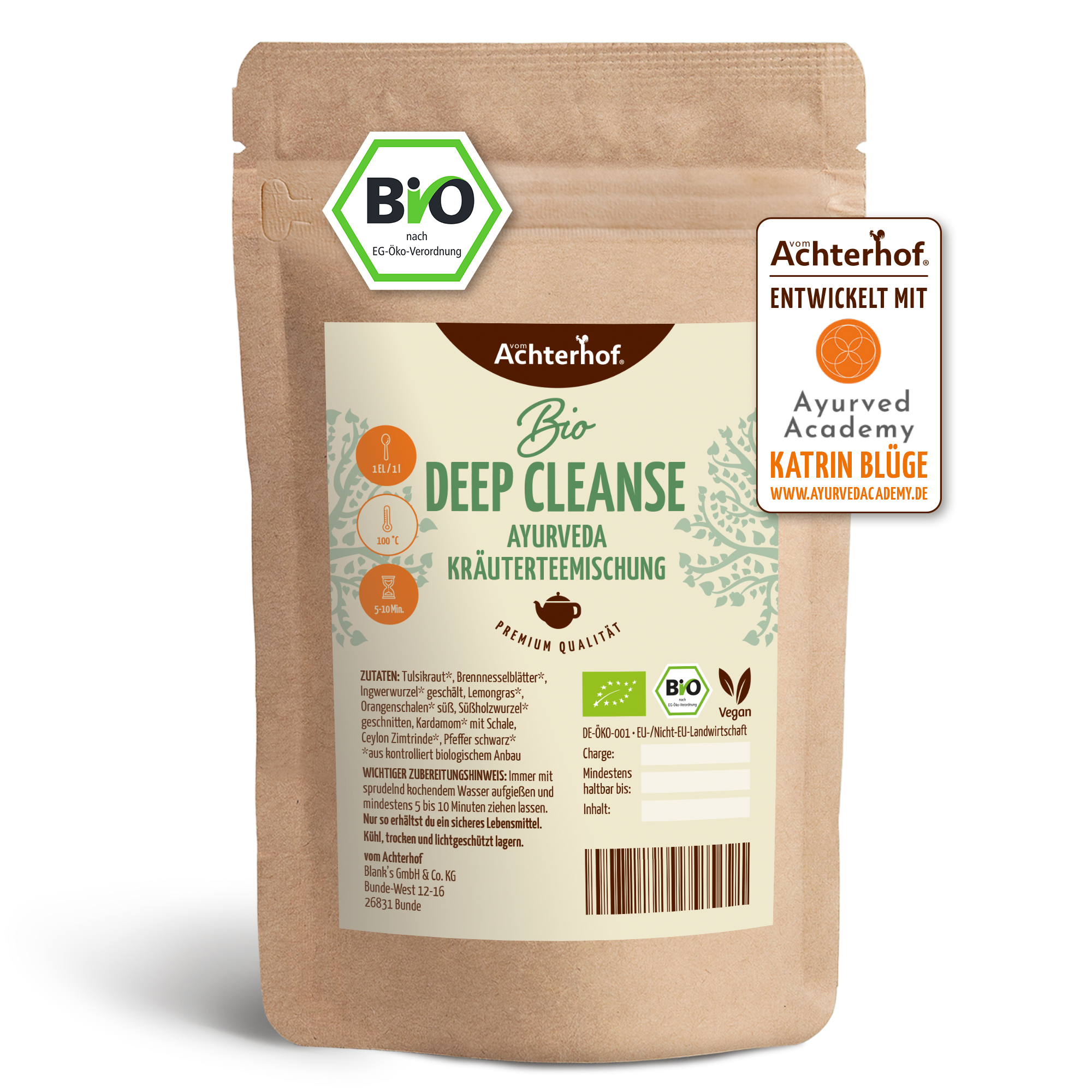 Ayurveda Tee Deep Cleanse Bio (250g)