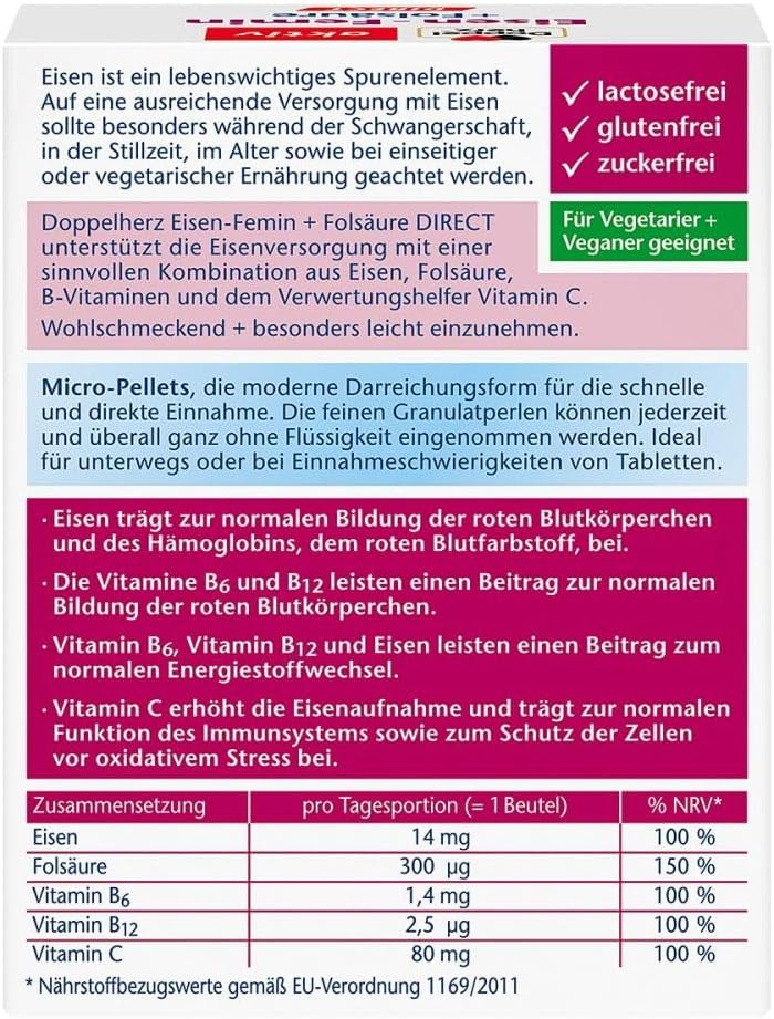 Eisen Femin direct (20 Portionsbeutel)